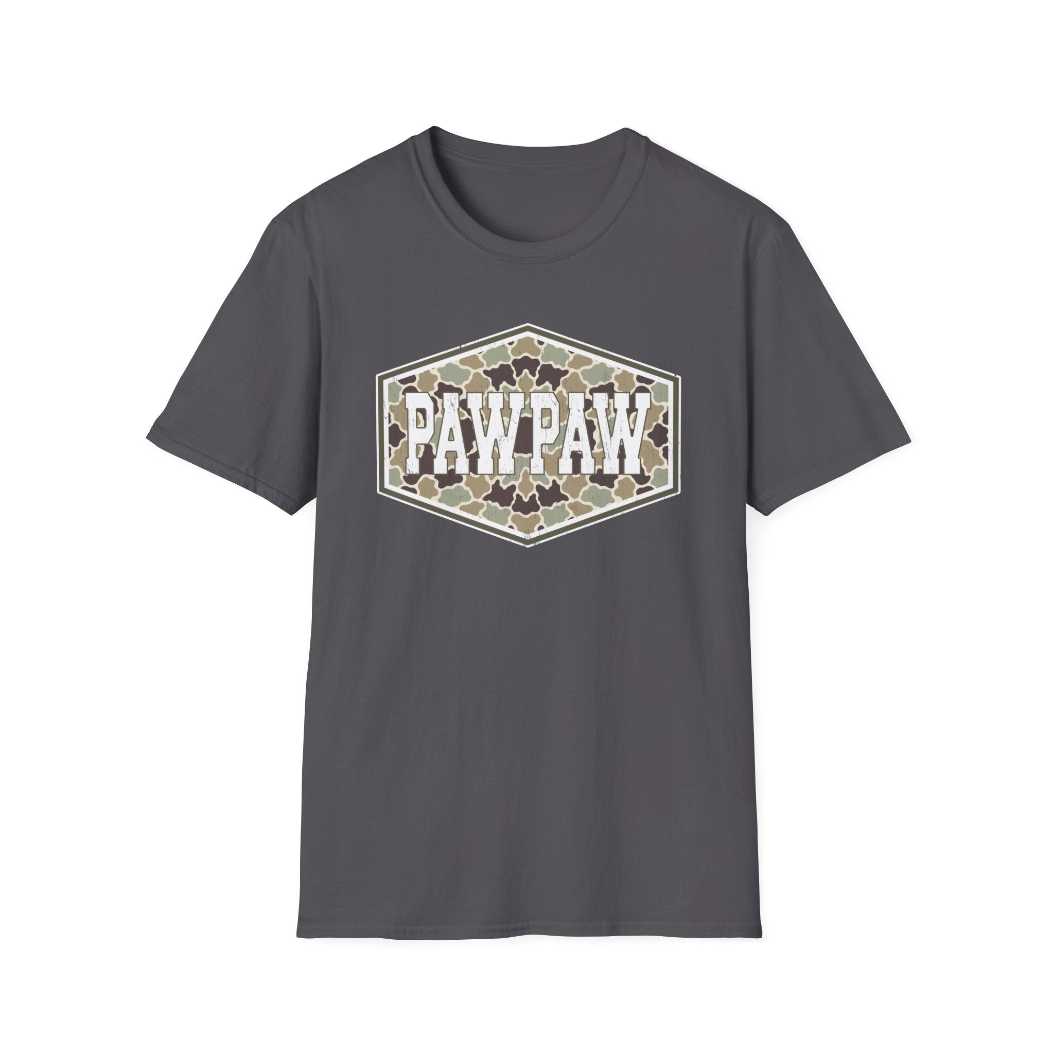 Pawpaw Camo T‑Shirt — Vintage Camouflage Grandpa Tee