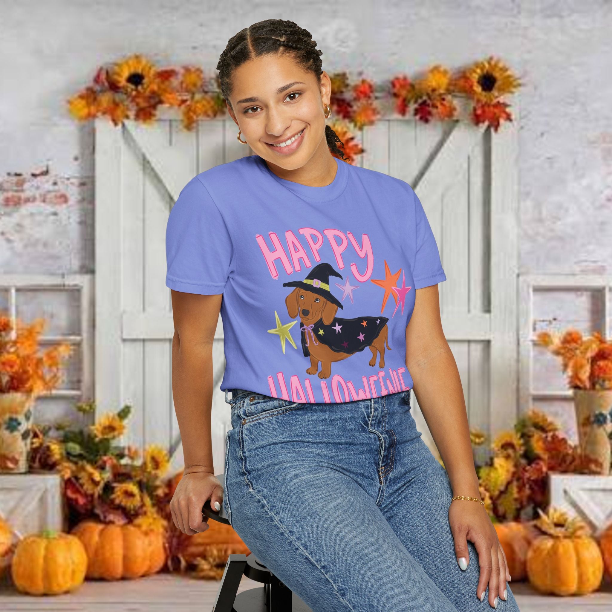 Happy Halloweienie Dachshund Halloween T-Shirt