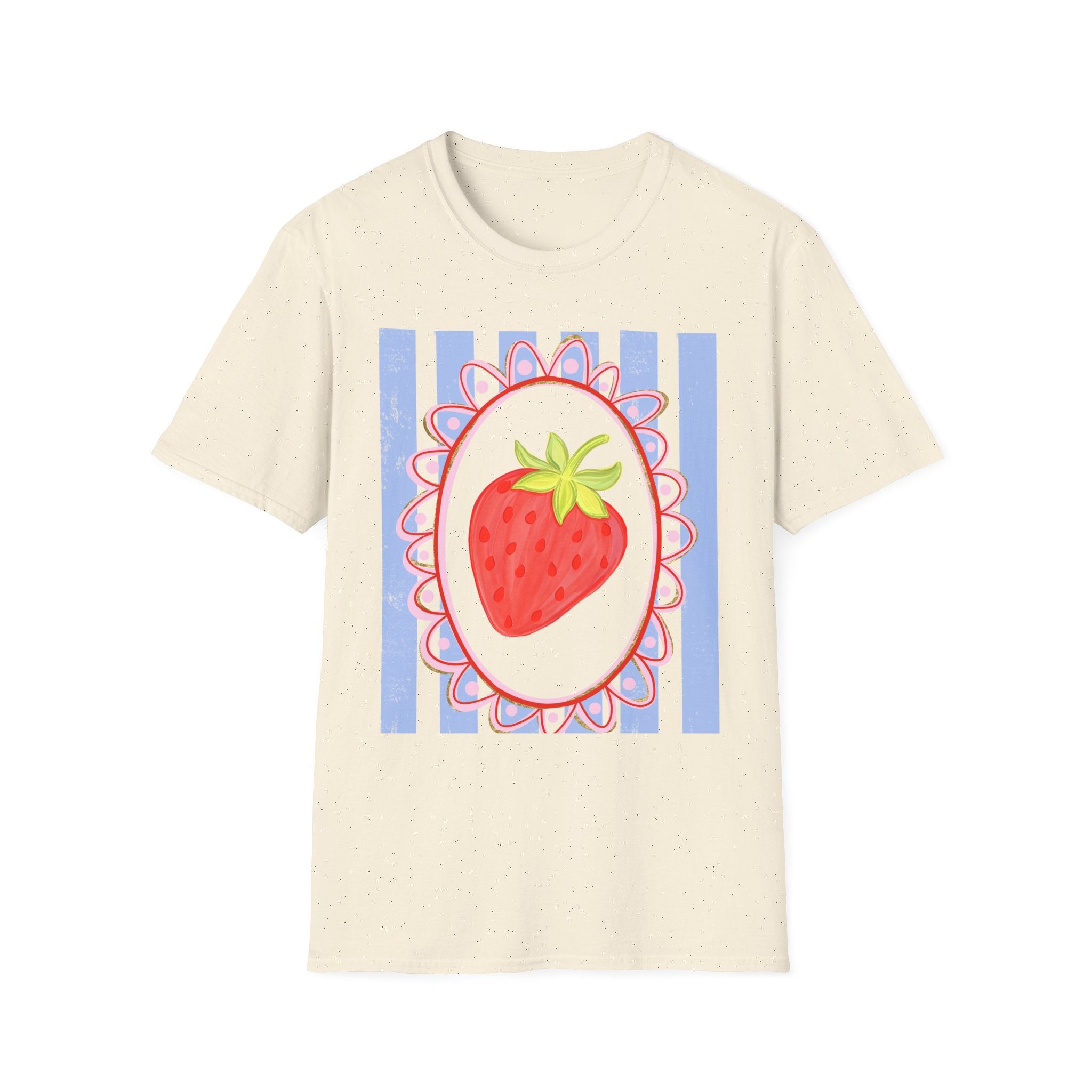Strawberry with Frame - Gildan Soft Style
