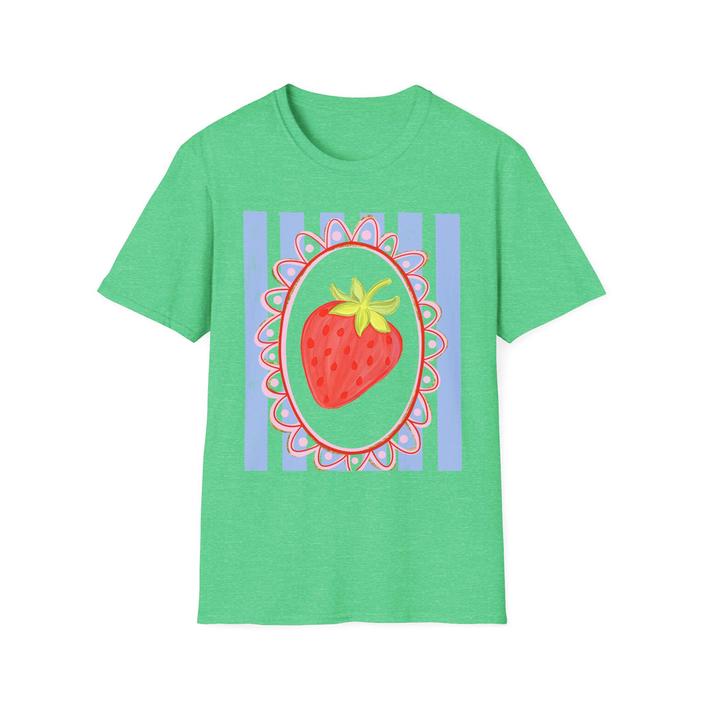 Strawberry with Frame - Gildan Soft Style
