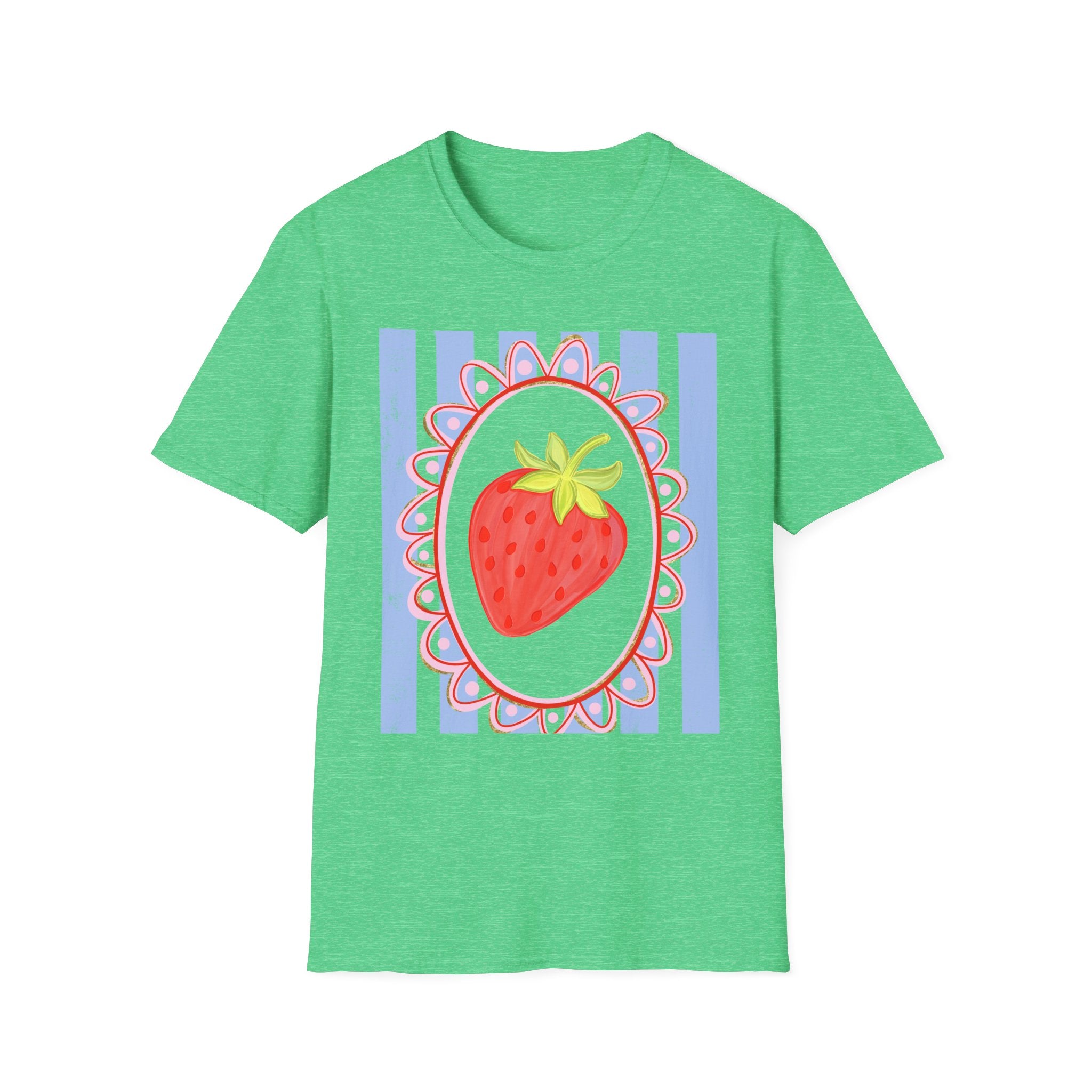 Strawberry with Frame - Gildan Soft Style