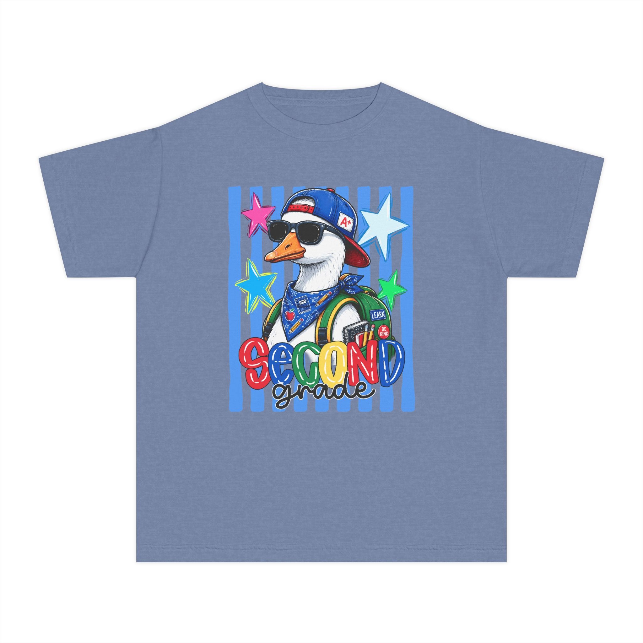 Second Grade' Cool Boy Duck Back-to-School Shirt