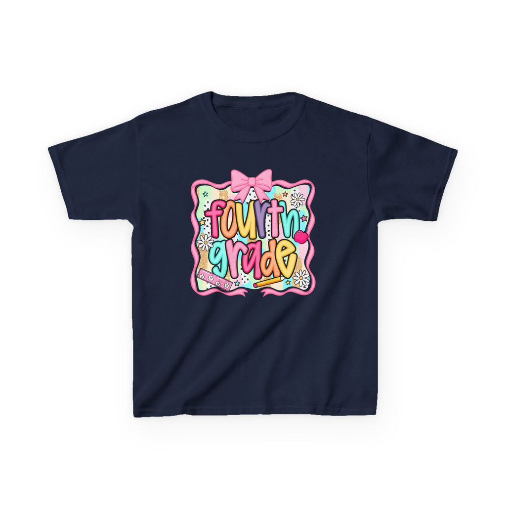 Fourth Grade Kids T-Shirt — Cute Colorful Back-to-School Shirt