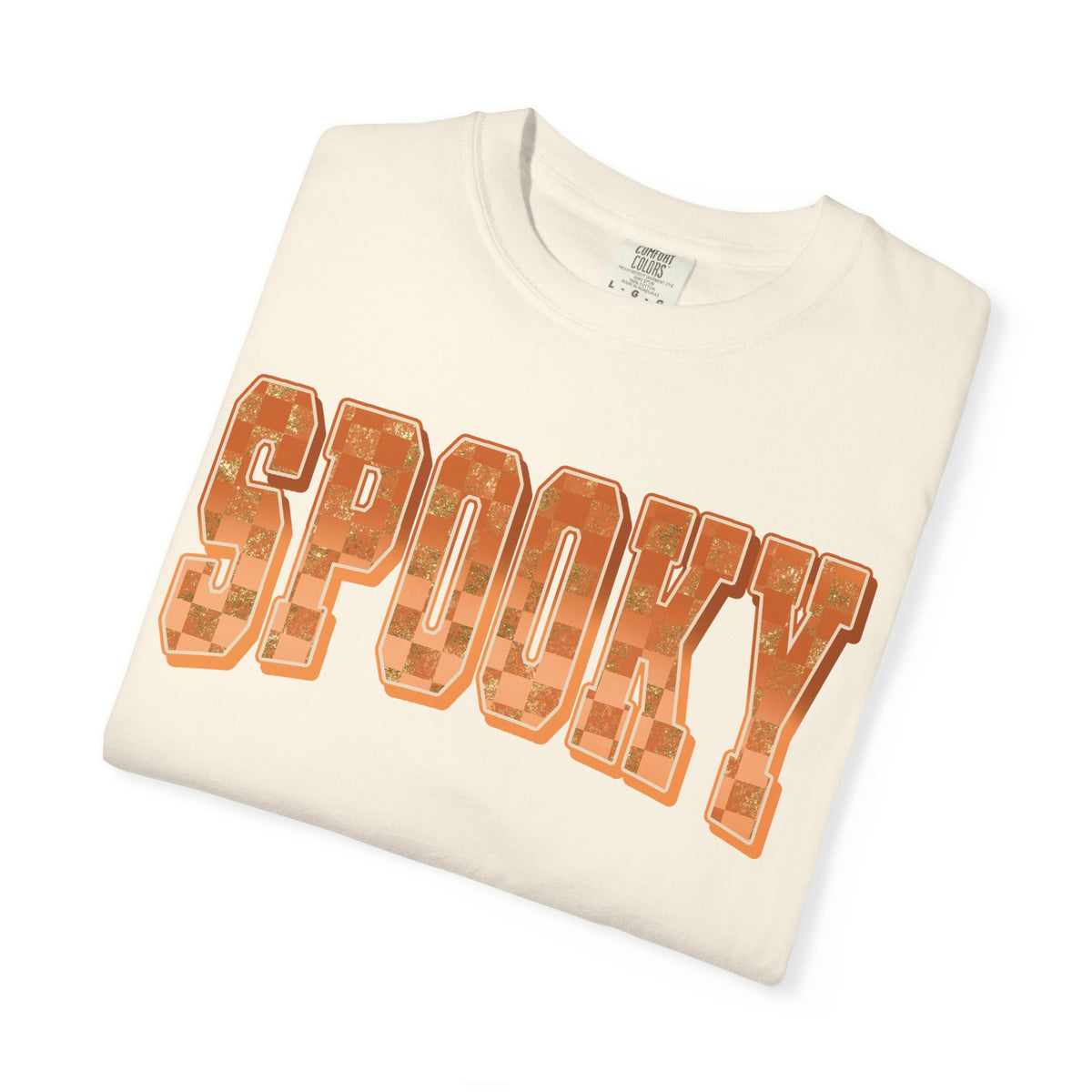 Spooky Pumpkin Check T-Shirt