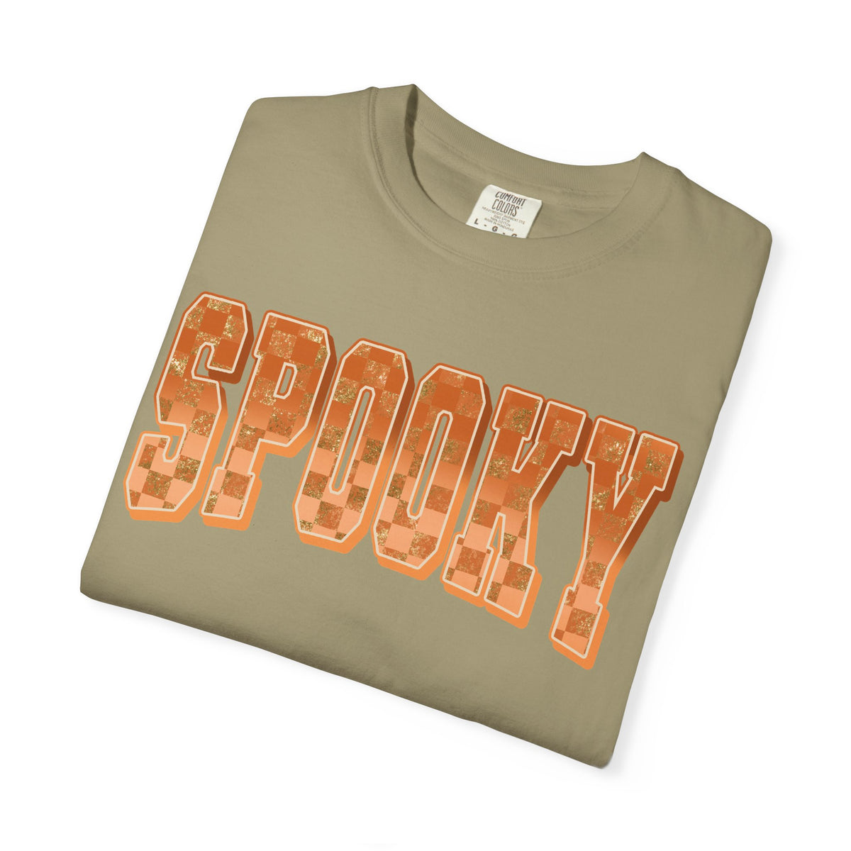 Spooky Pumpkin Check T-Shirt