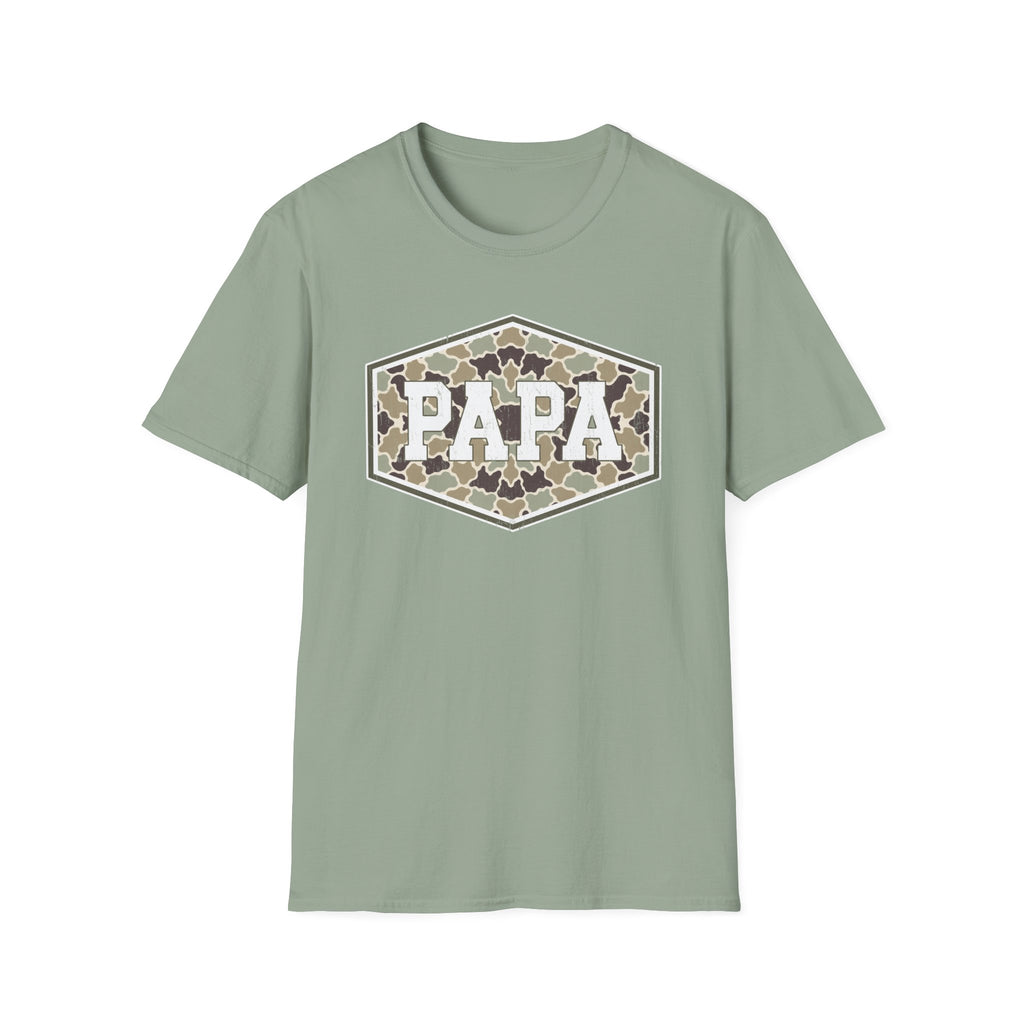 Papa Camo - Gildan Soft Style