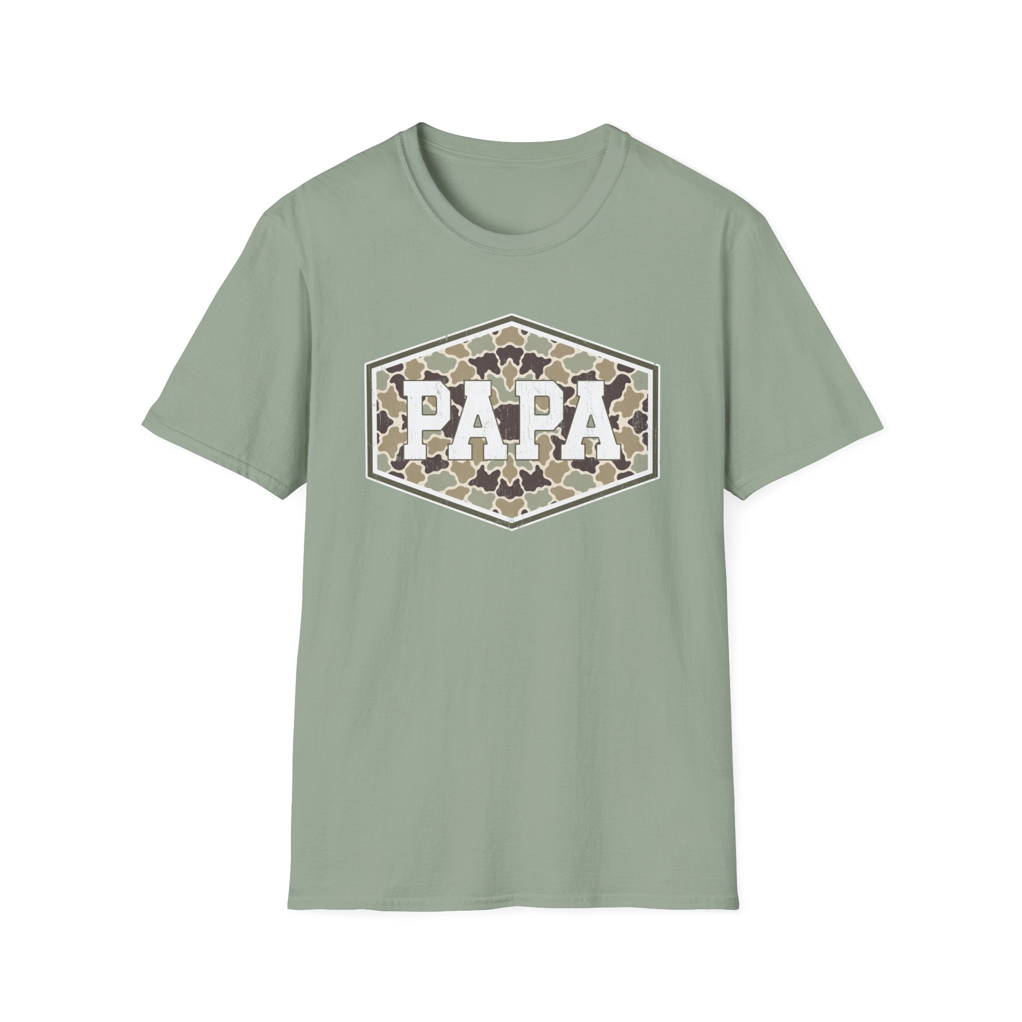 Papa Camo - Gildan Soft Style
