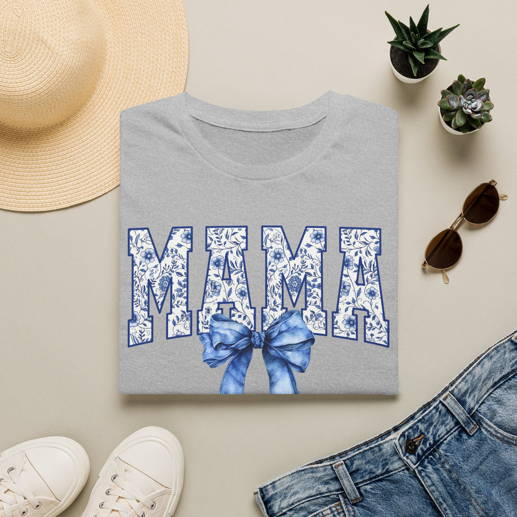 Mama Floral Bow T-Shirt — Mother's Day Graphic Tee