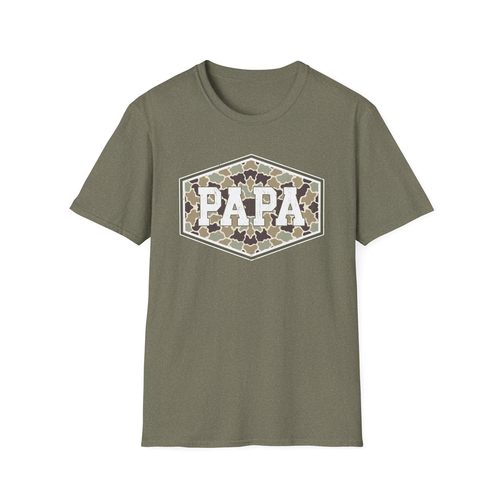 Papa Camo - Gildan Soft Style