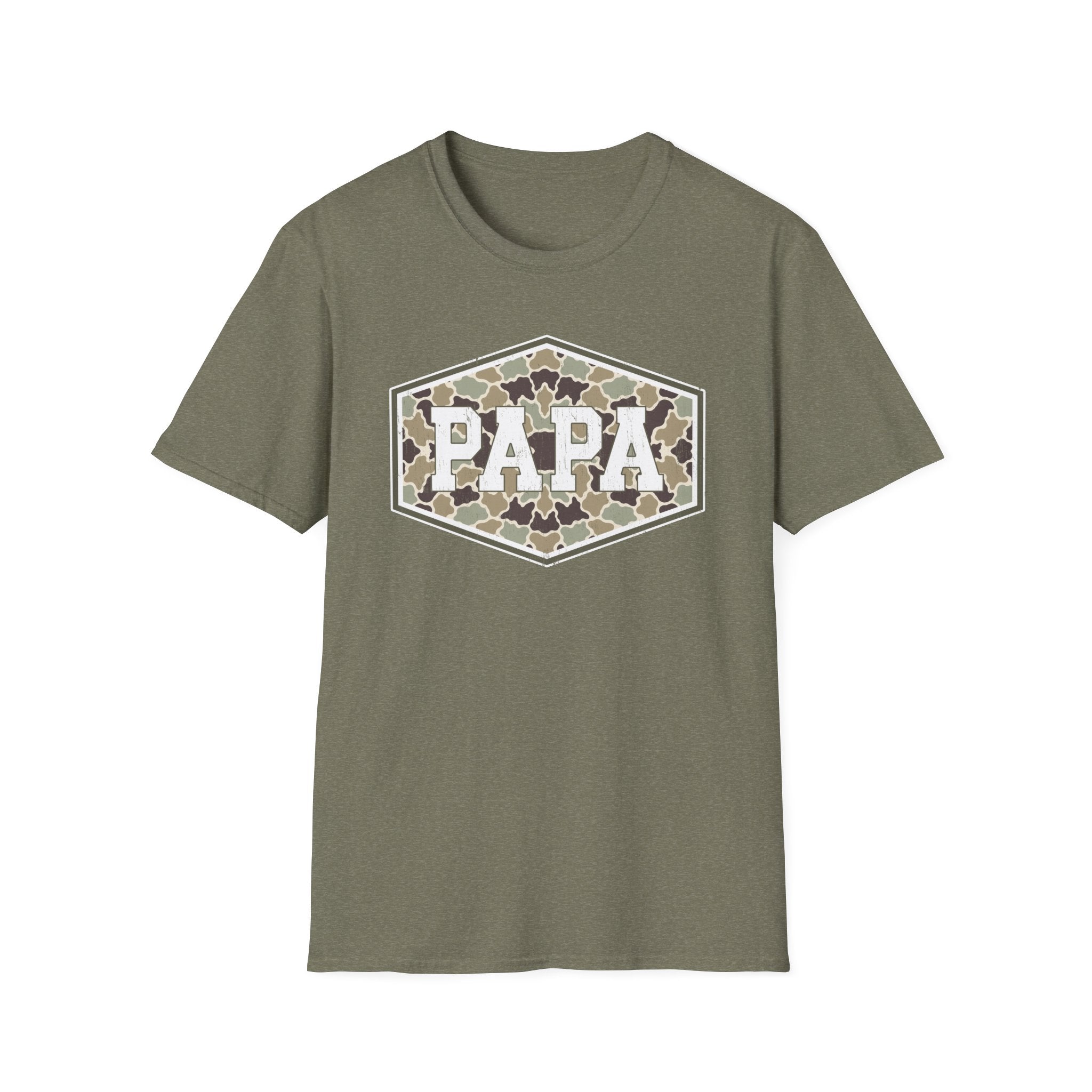 Papa Camo - Gildan Soft Style