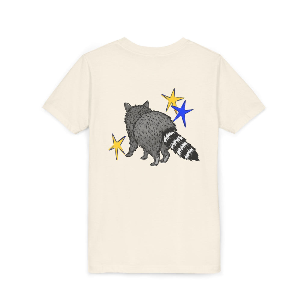Youth Tee — “See Ya Soon” Raccoon Graphic Kids Shirt