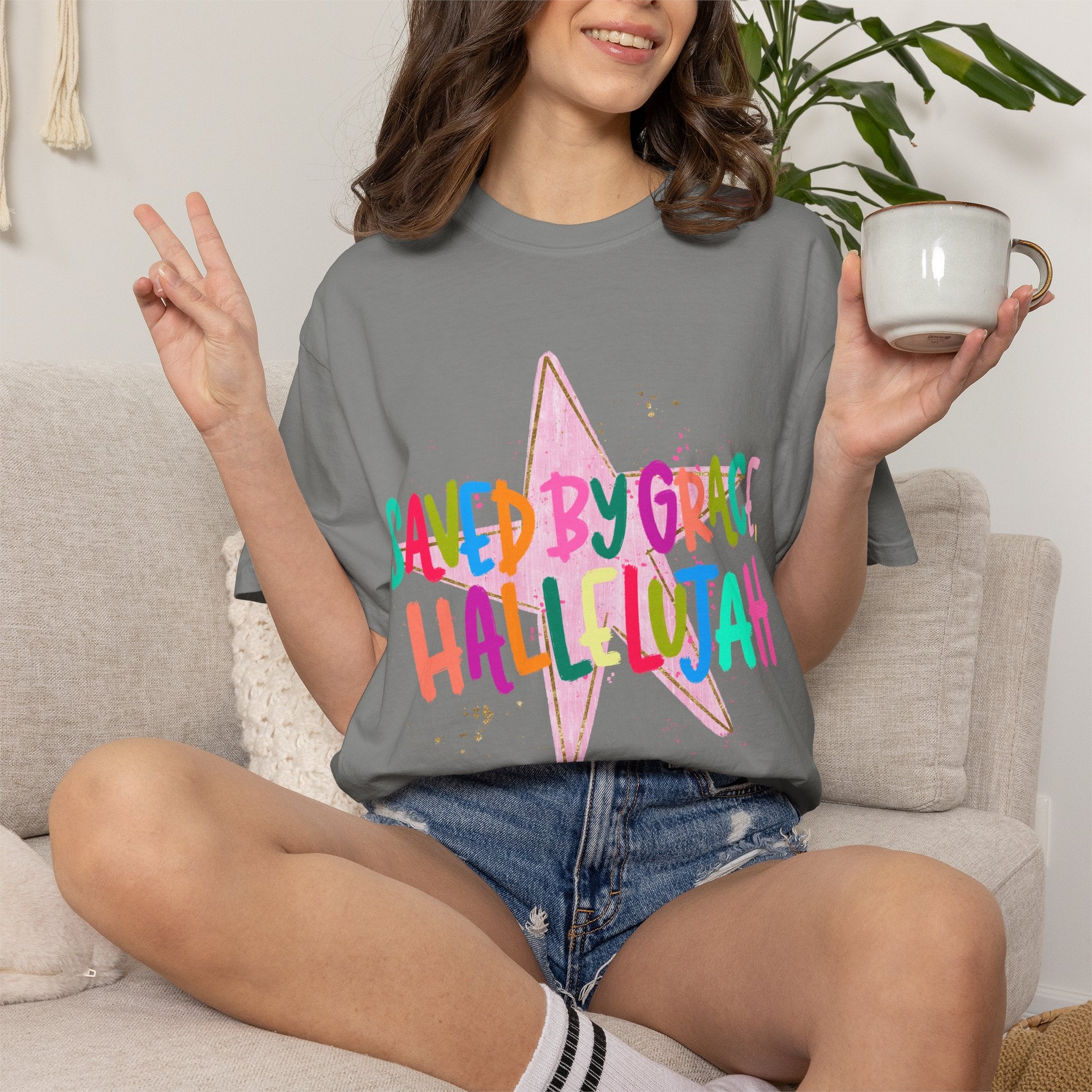 Saved by Grace Hallelujah T-Shirt