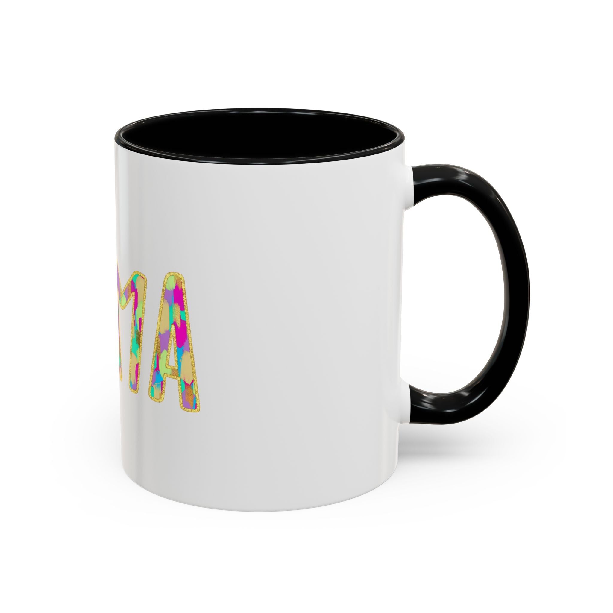 Mama Colorful Confetti Accent Coffee Mug — 11/15oz