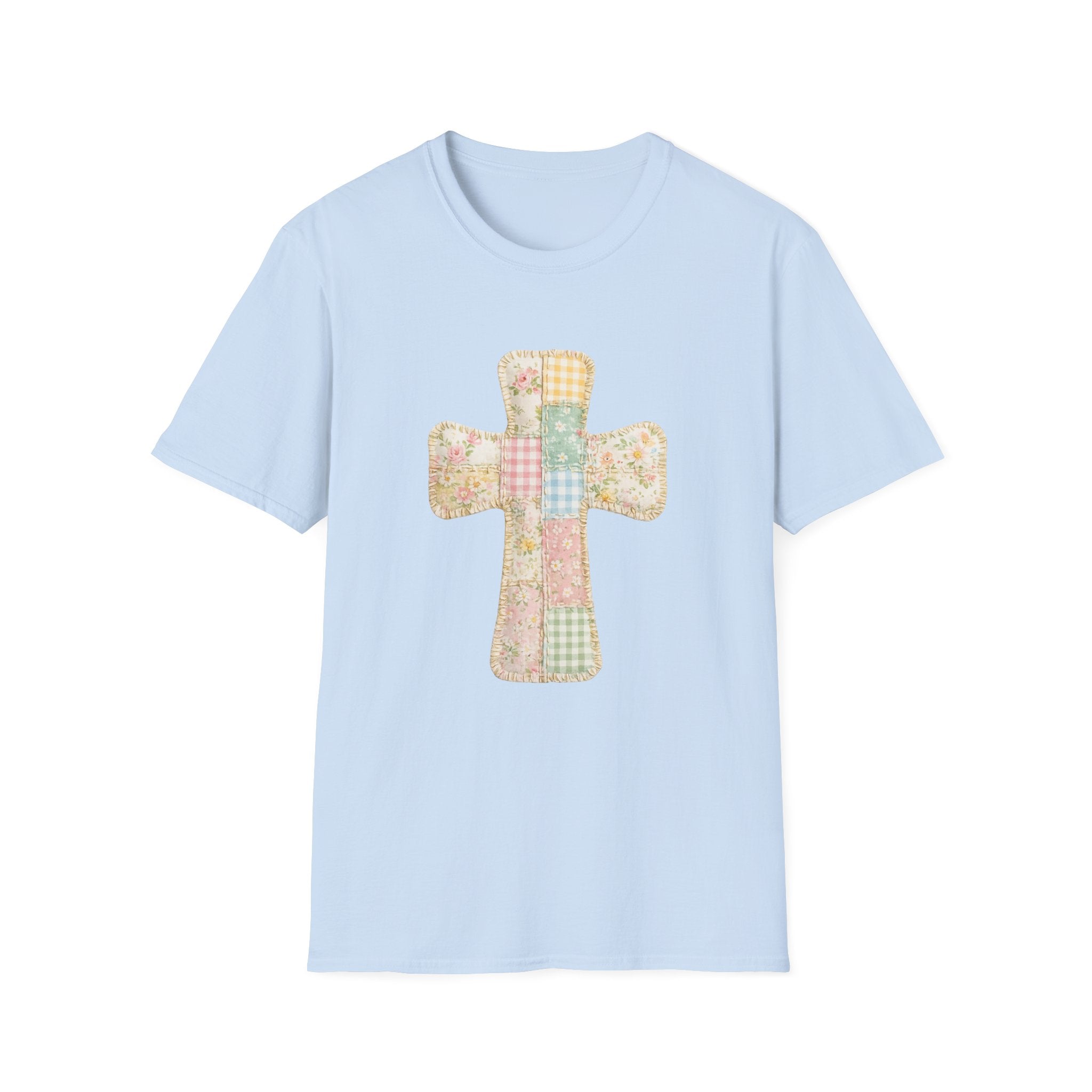 Patchwork Cross - Gildan Soft Style