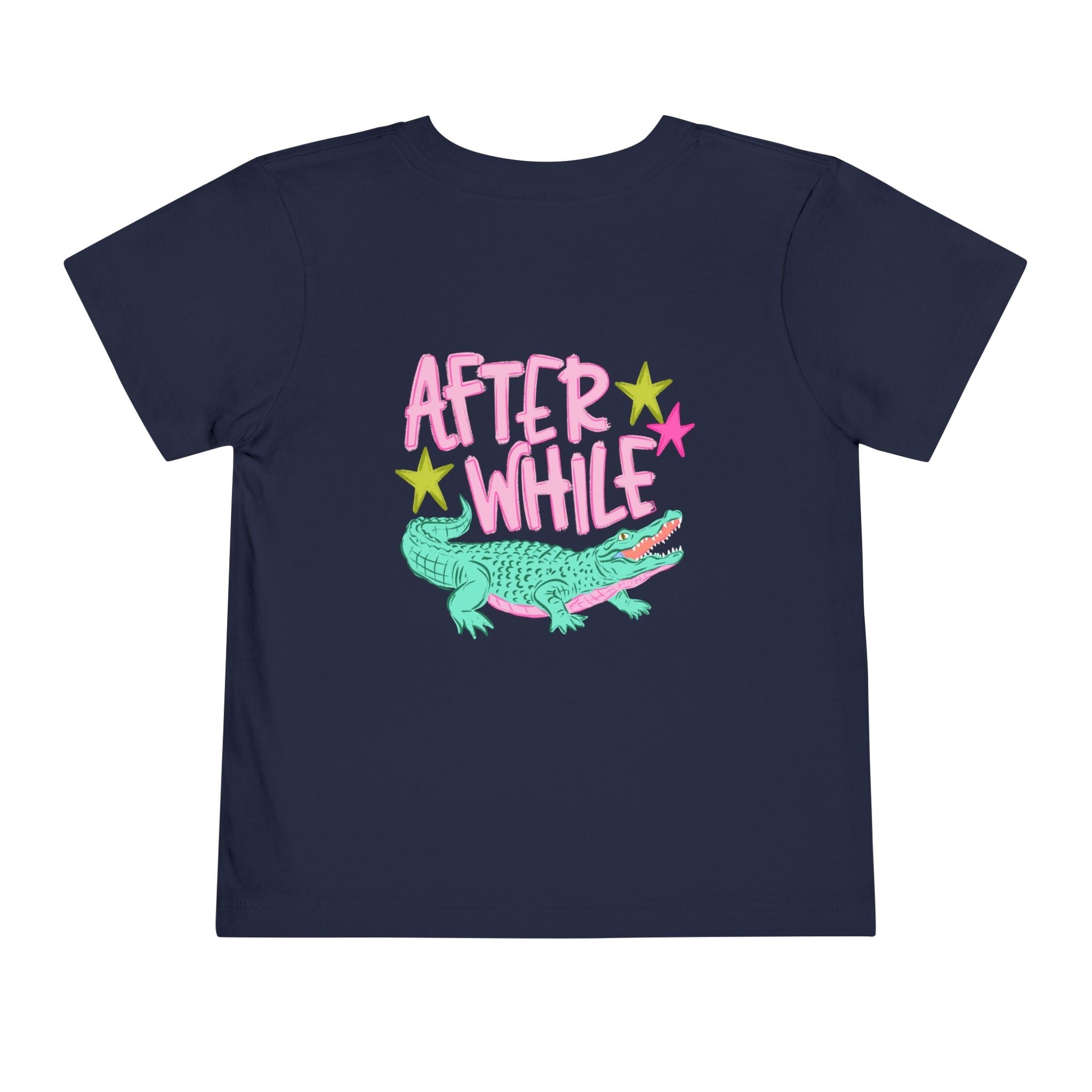 Toddler Tee — 'Later/After While' Cute Crocodile Graphic Shirt