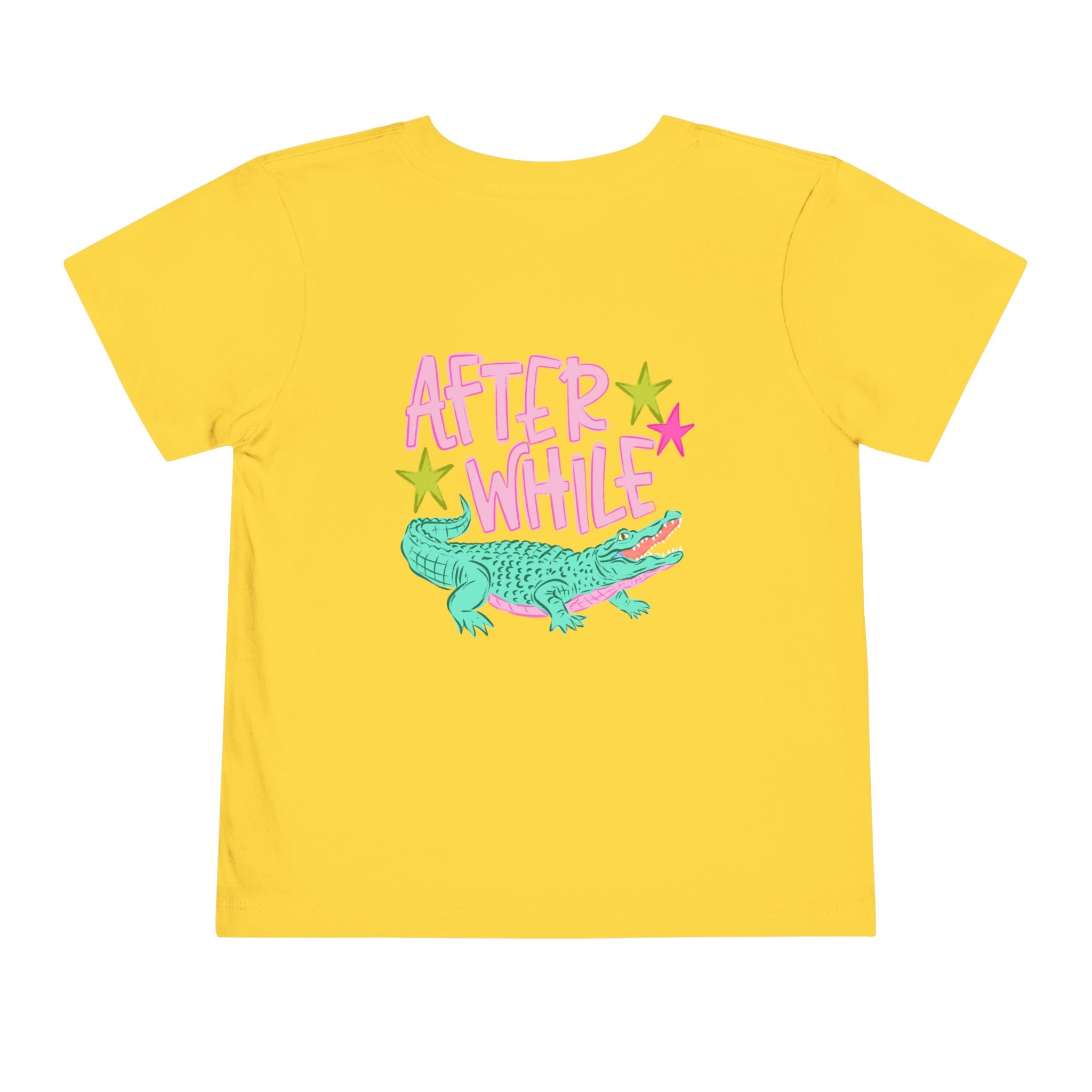 Toddler Tee — 'Later/After While' Cute Crocodile Graphic Shirt