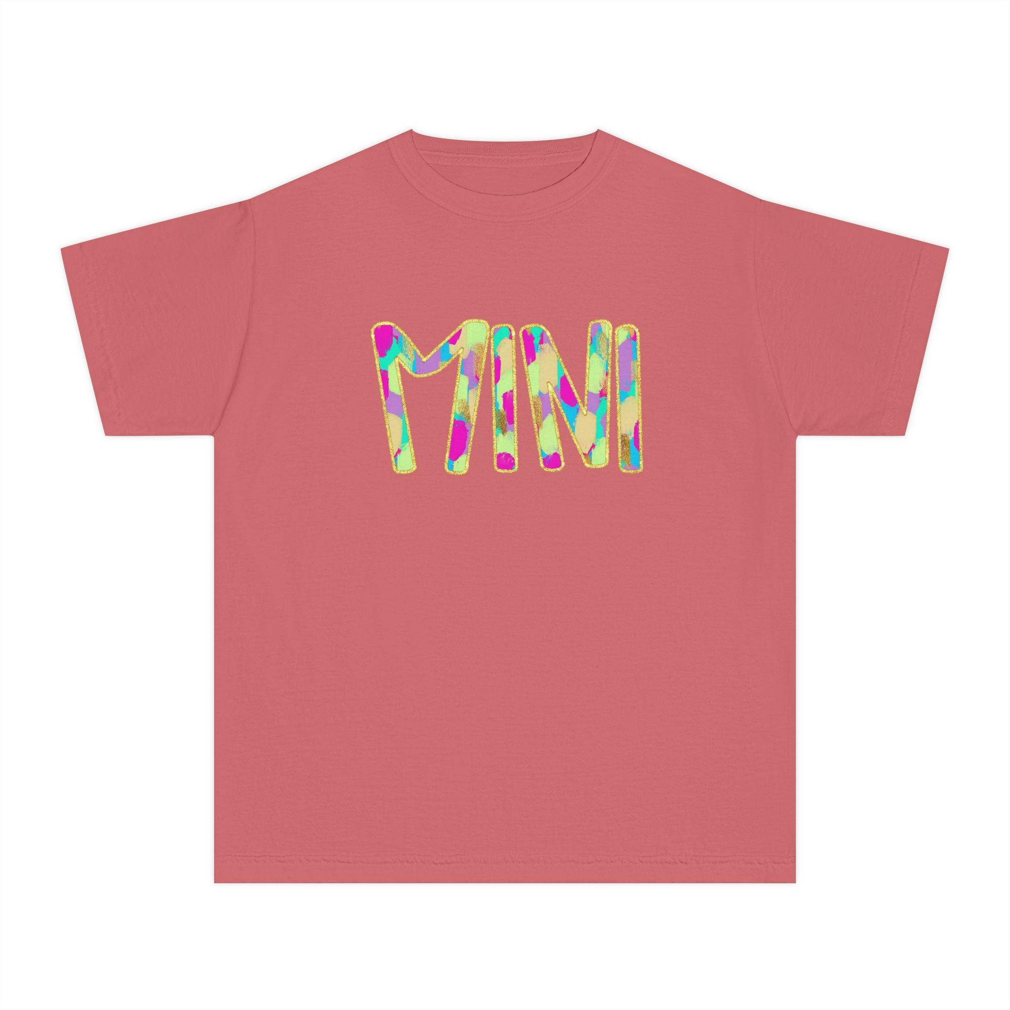 Youth Tee with Colorful 'MIM' Graphic — Vibrant Kid's Casual Shirt