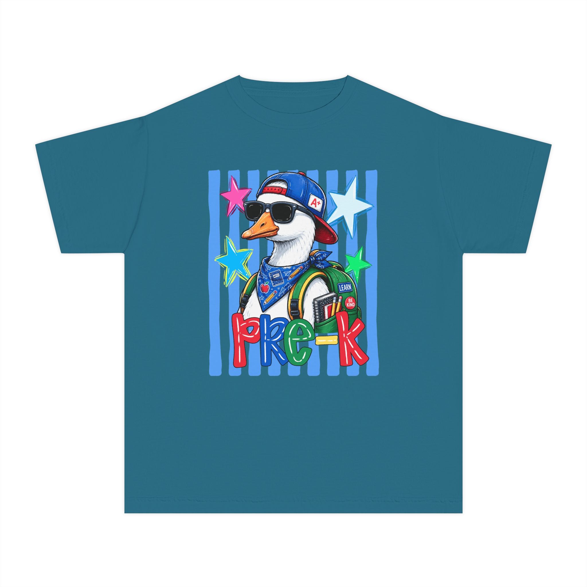Pre-K Boy Duck Youth T‑Shirt - Cute Back-to-School Shirt for Preschoolers