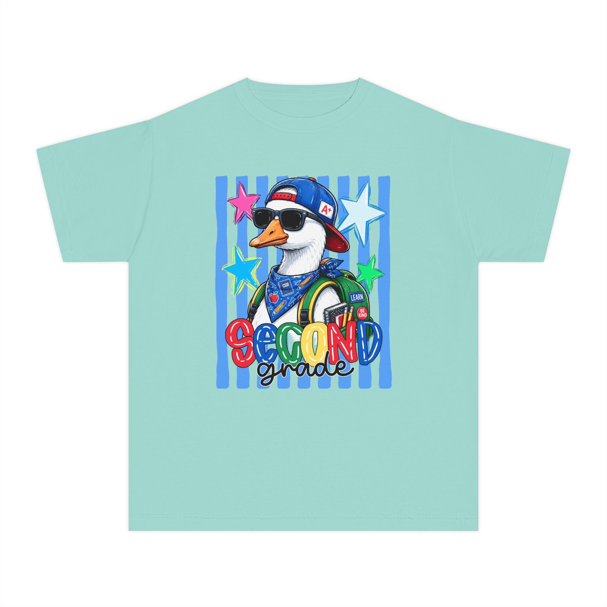 Second Grade' Cool Boy Duck Back-to-School Shirt