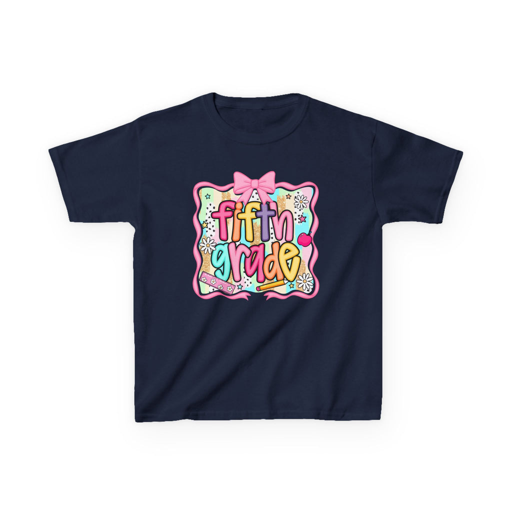 Fifth Grade Kids T-Shirt — Colorful Back-to-School Classroom Tee