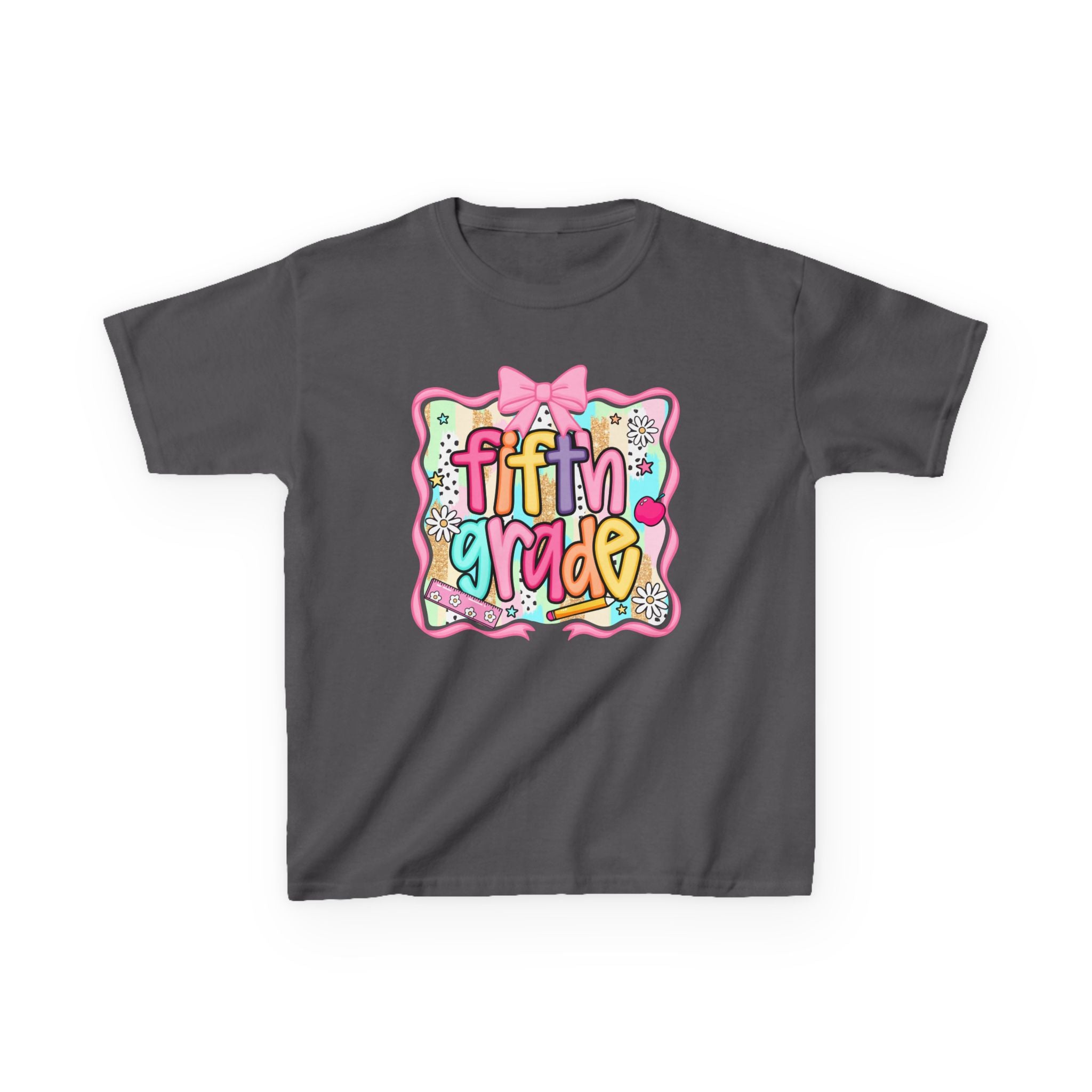 Fifth Grade Kids T-Shirt — Colorful Back-to-School Classroom Tee