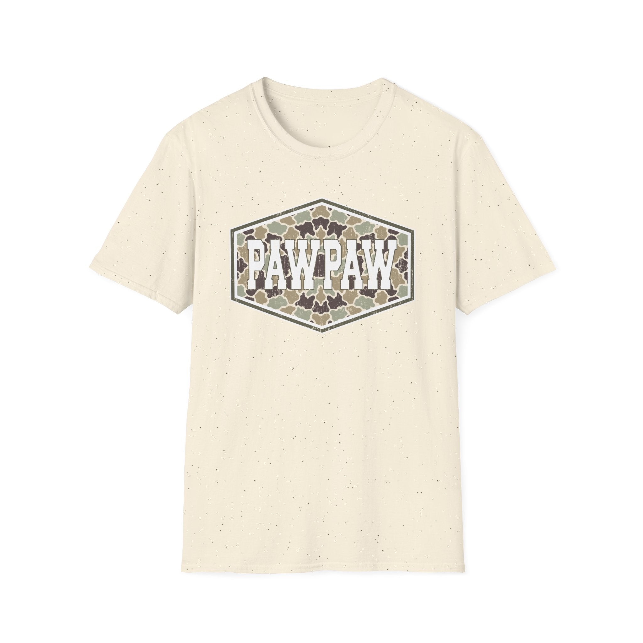 Pawpaw Camo T‑Shirt — Vintage Camouflage Grandpa Tee