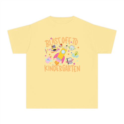 "Blast Off to Kindergarten" Rocket Back-to-School Shirt