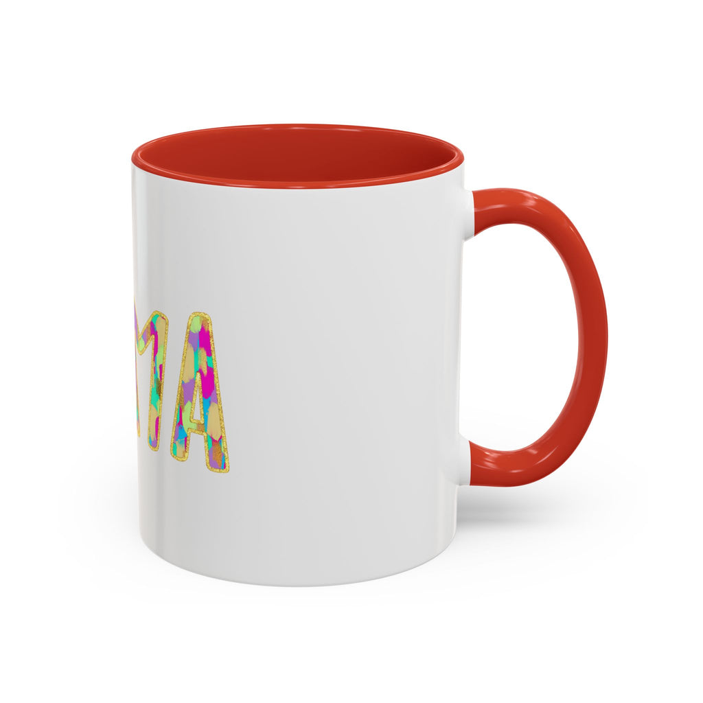 Mama Colorful Confetti Accent Coffee Mug — 11/15oz