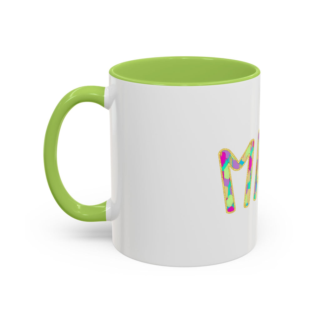Mama Colorful Confetti Accent Coffee Mug — 11/15oz