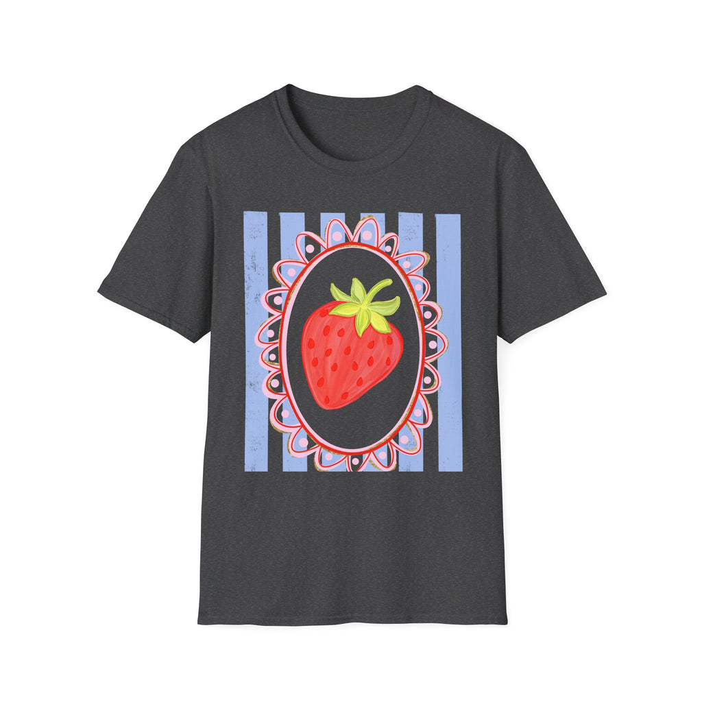 Strawberry with Frame - Gildan Soft Style