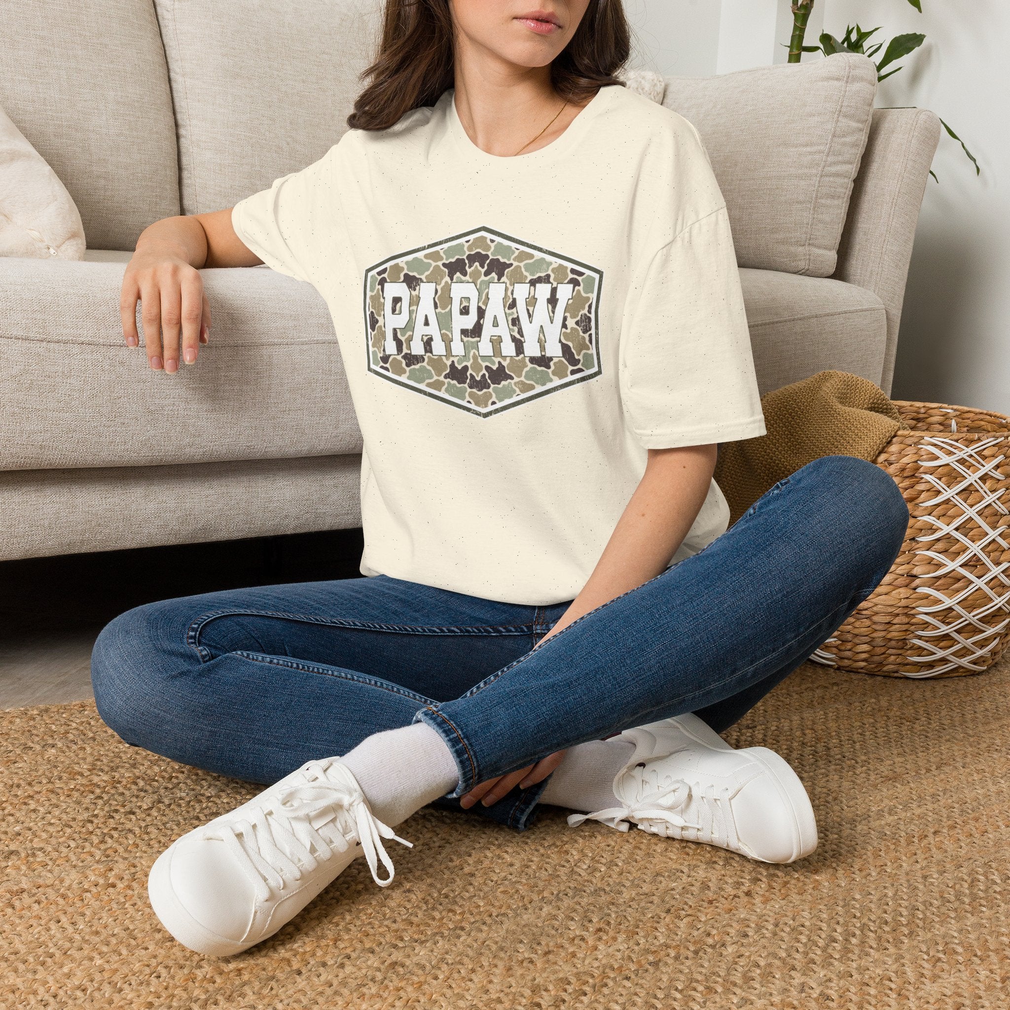Papaw Camo- Gildan Soft Style