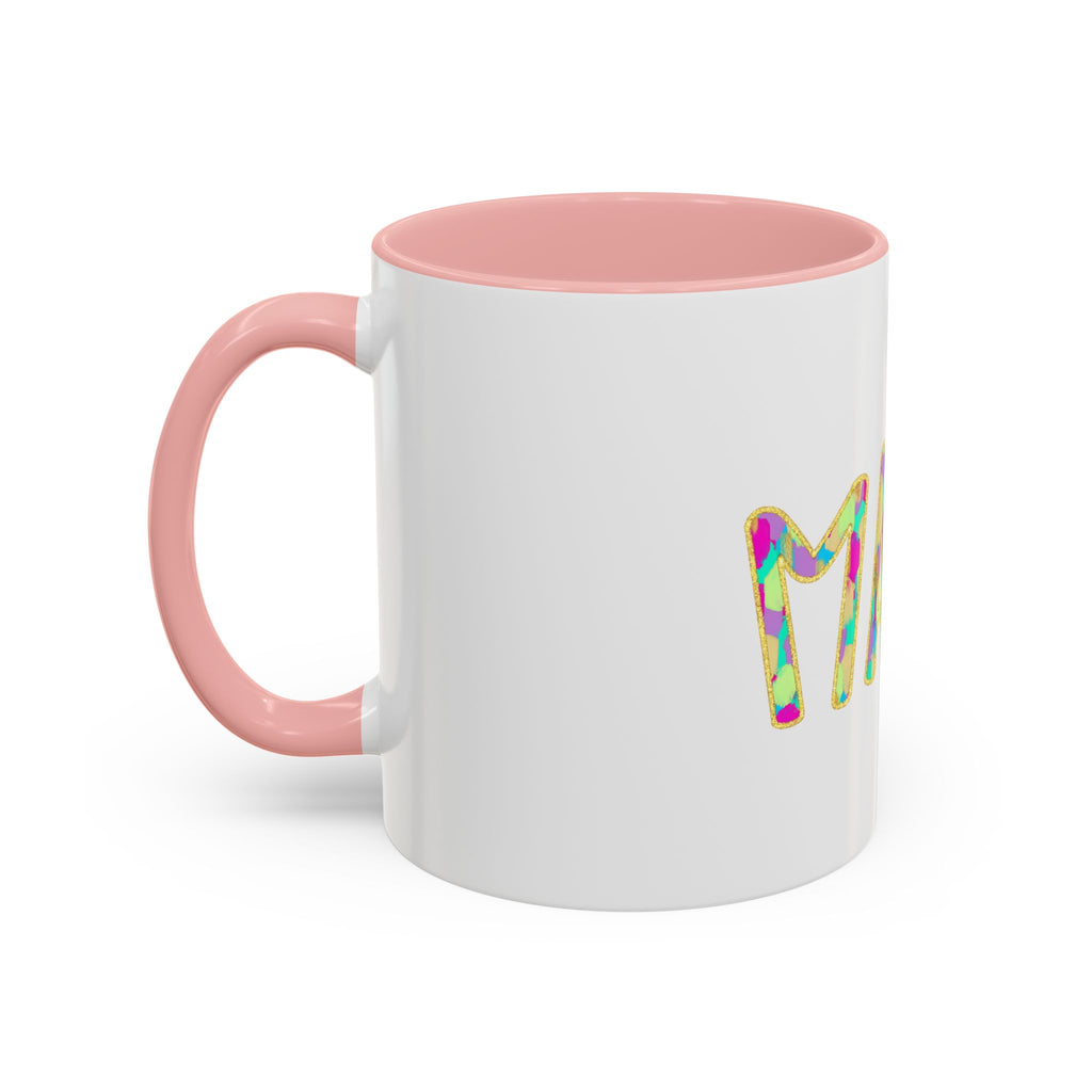 Mama Colorful Confetti Accent Coffee Mug — 11/15oz