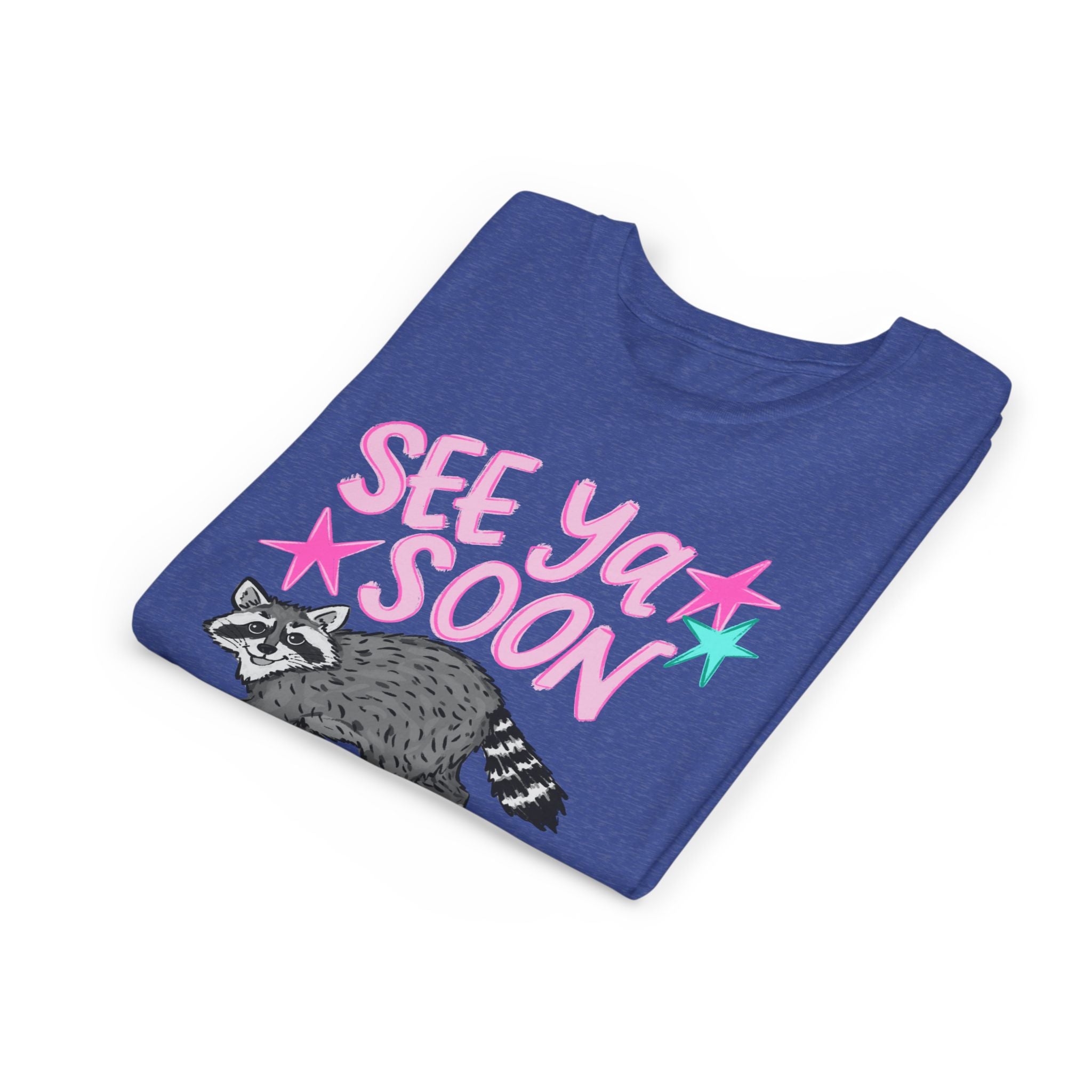 Youth Tee — "See Ya Soon" Raccoon Graphic Shirt