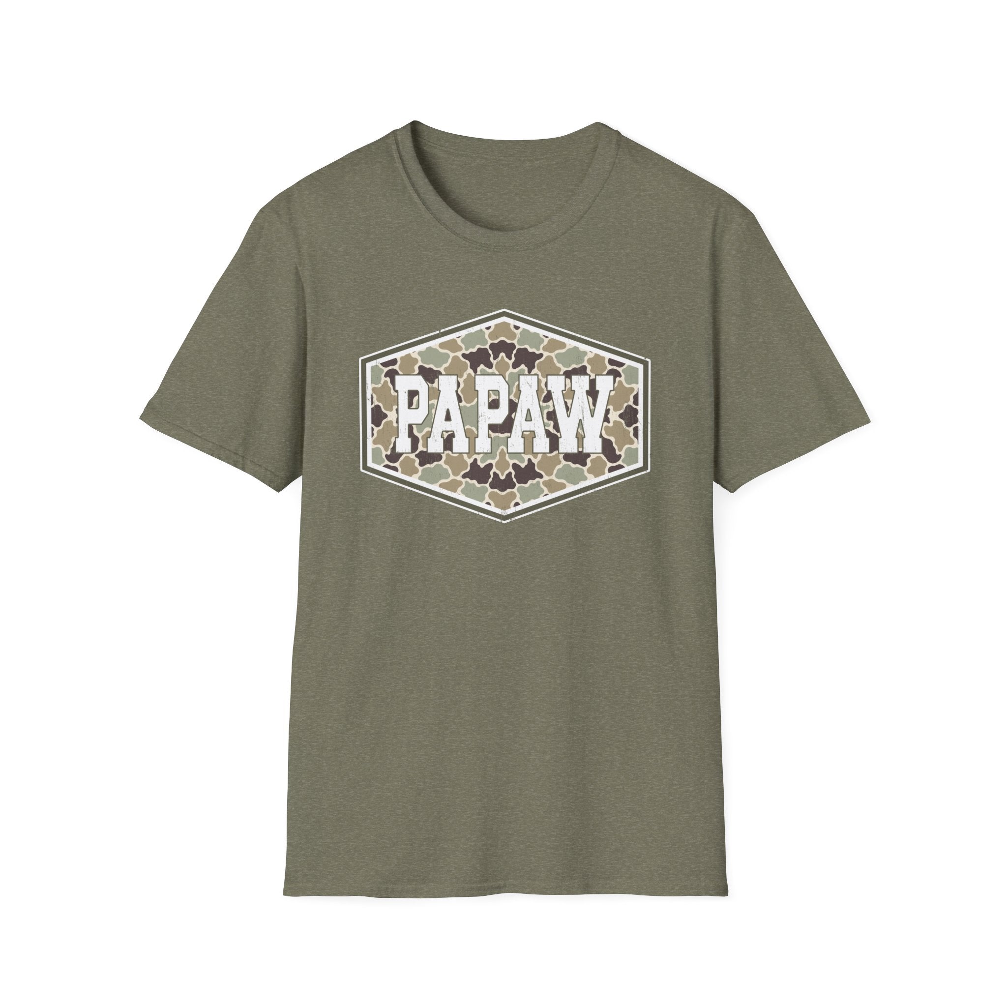 Papaw Camo- Gildan Soft Style