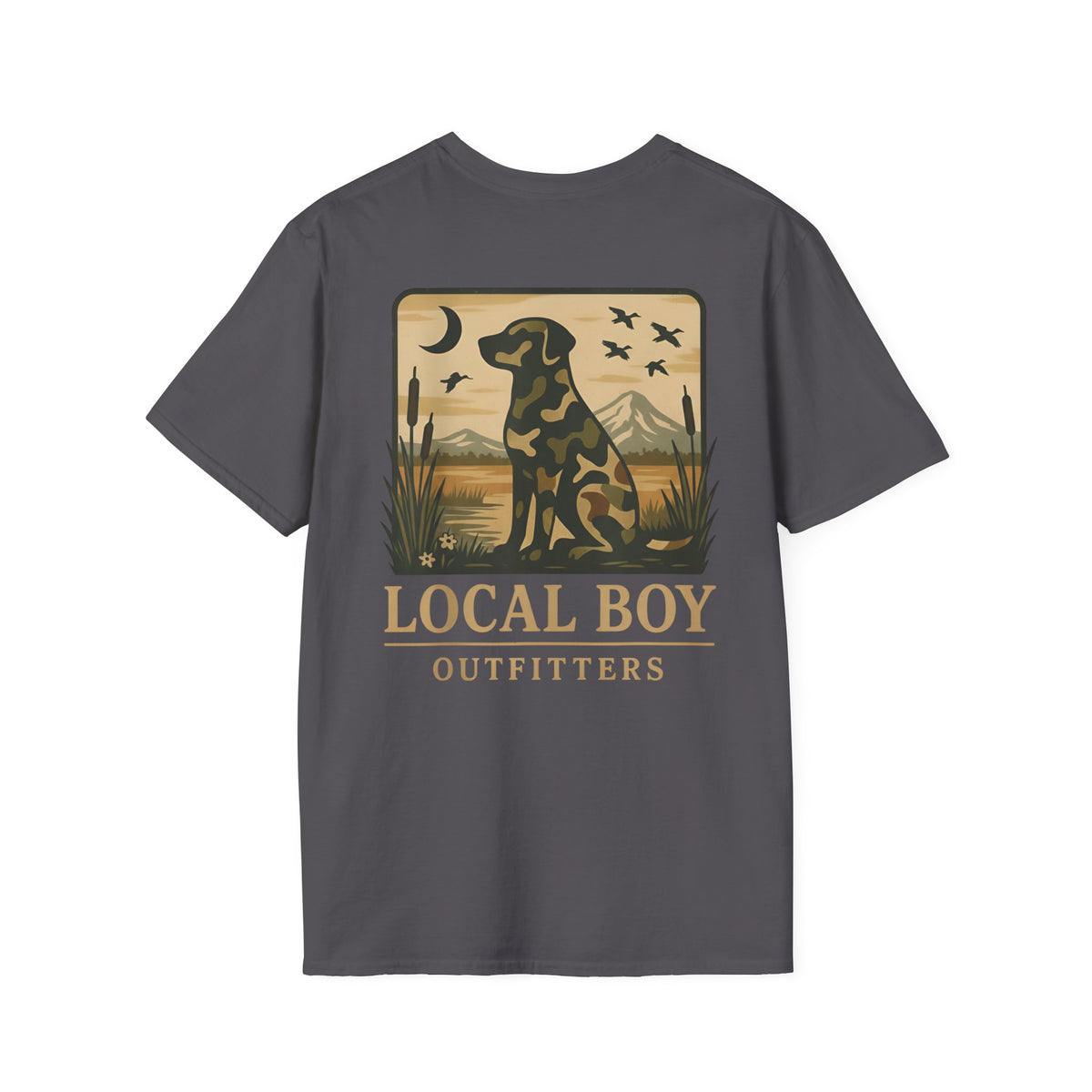 Local Boy Retriever T-Shirt — Vintage Dog Graphic Tee for Dog Lovers