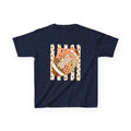 Kids Preppy Floral Fall Football  – Cute Patchwork Love for Little Players