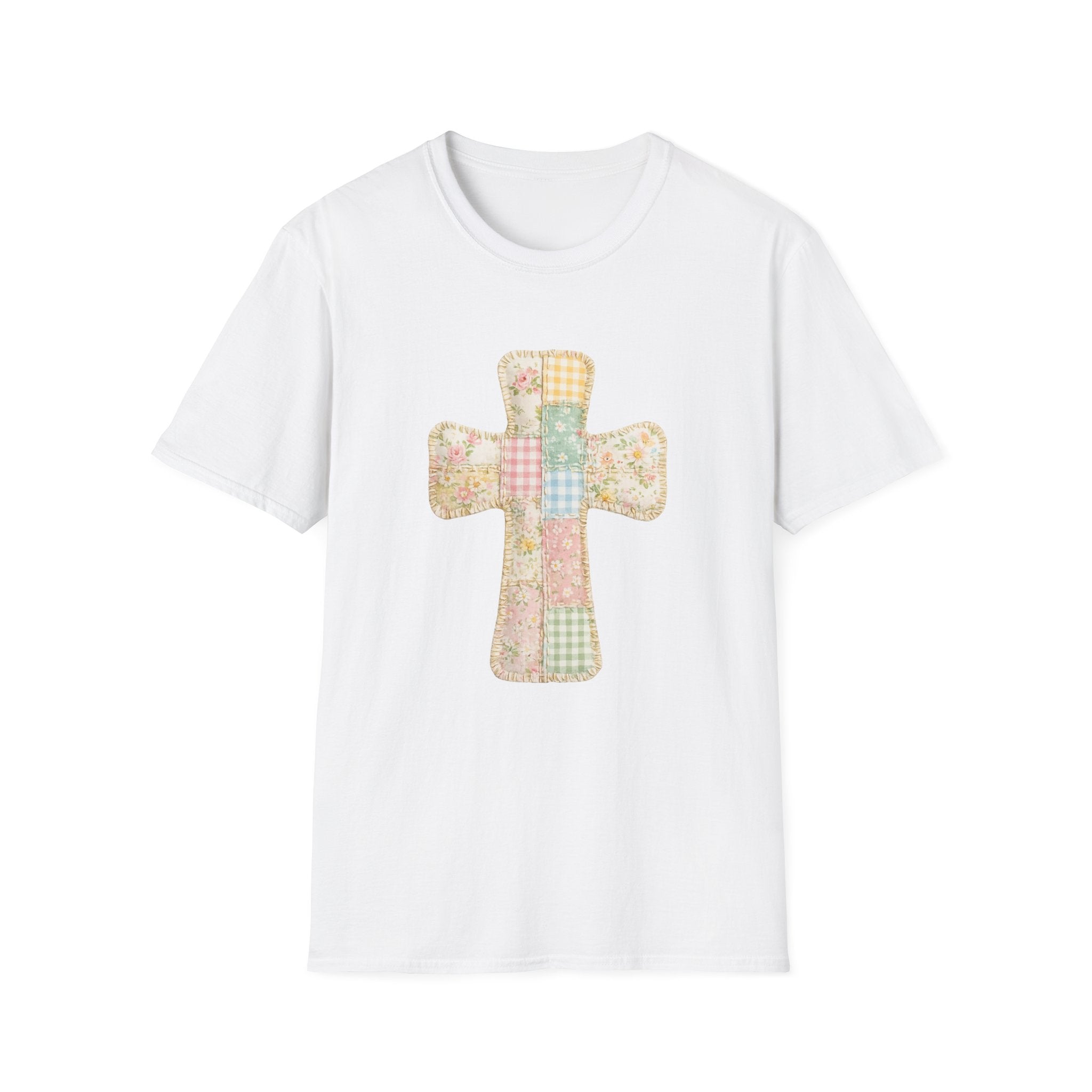 Patchwork Cross - Gildan Soft Style