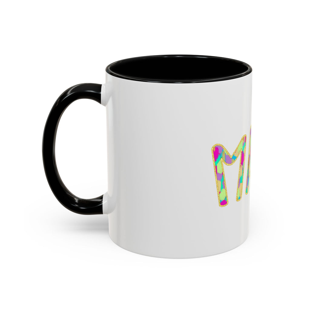 Mama Colorful Confetti Accent Coffee Mug — 11/15oz