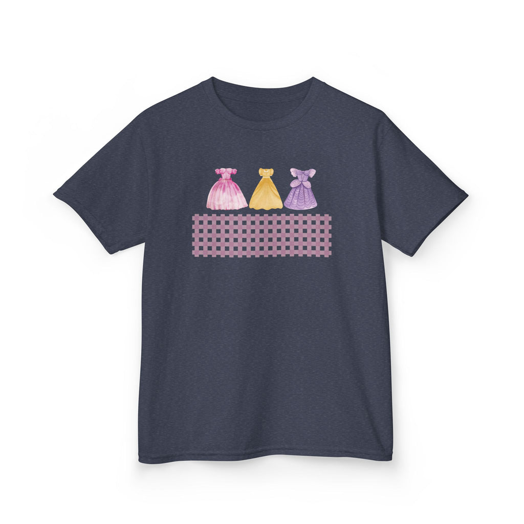 Girls Dance Dress Tee — Pink Yellow Purple Ballet Costume Kids Shirt