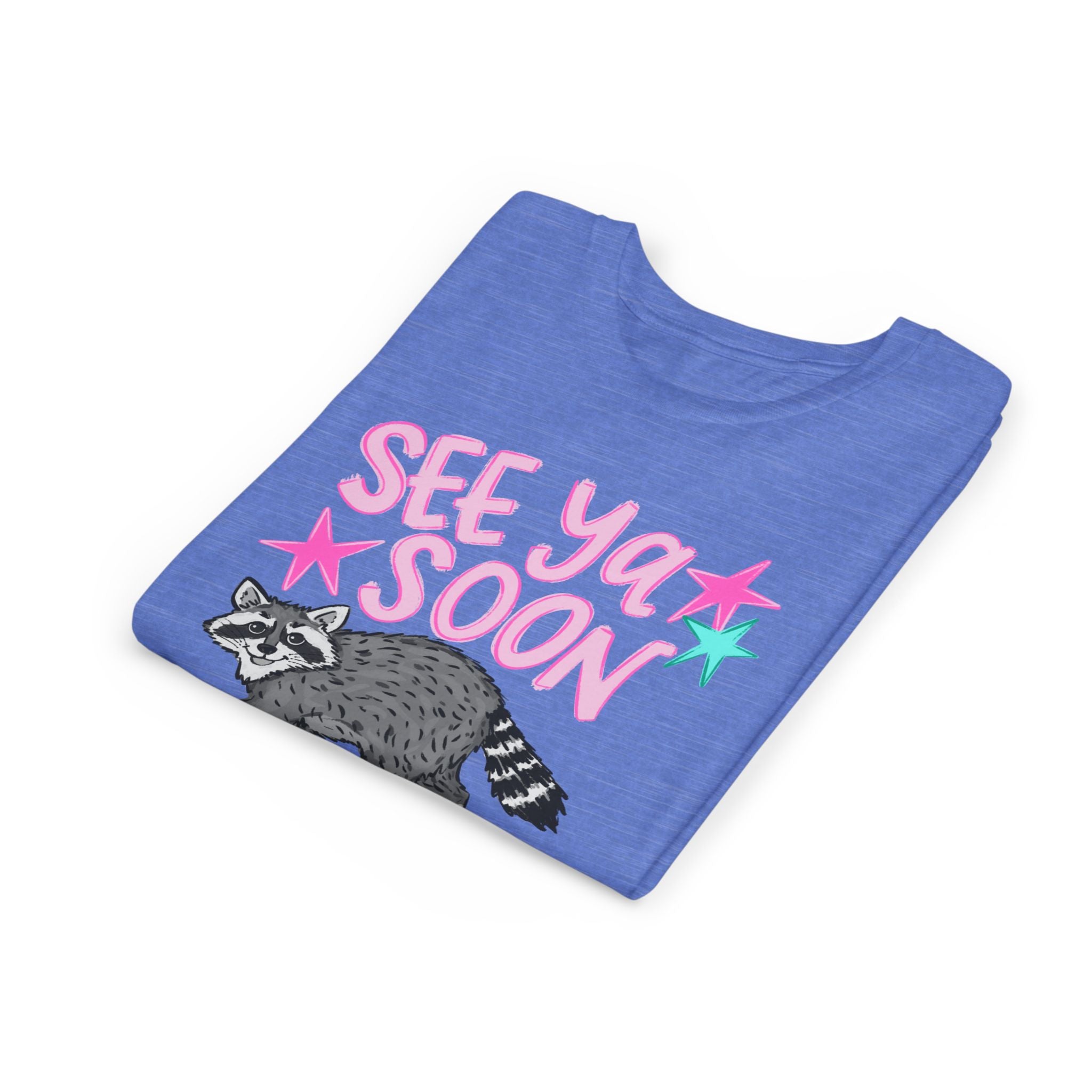 Youth Tee — "See Ya Soon" Raccoon Graphic Shirt