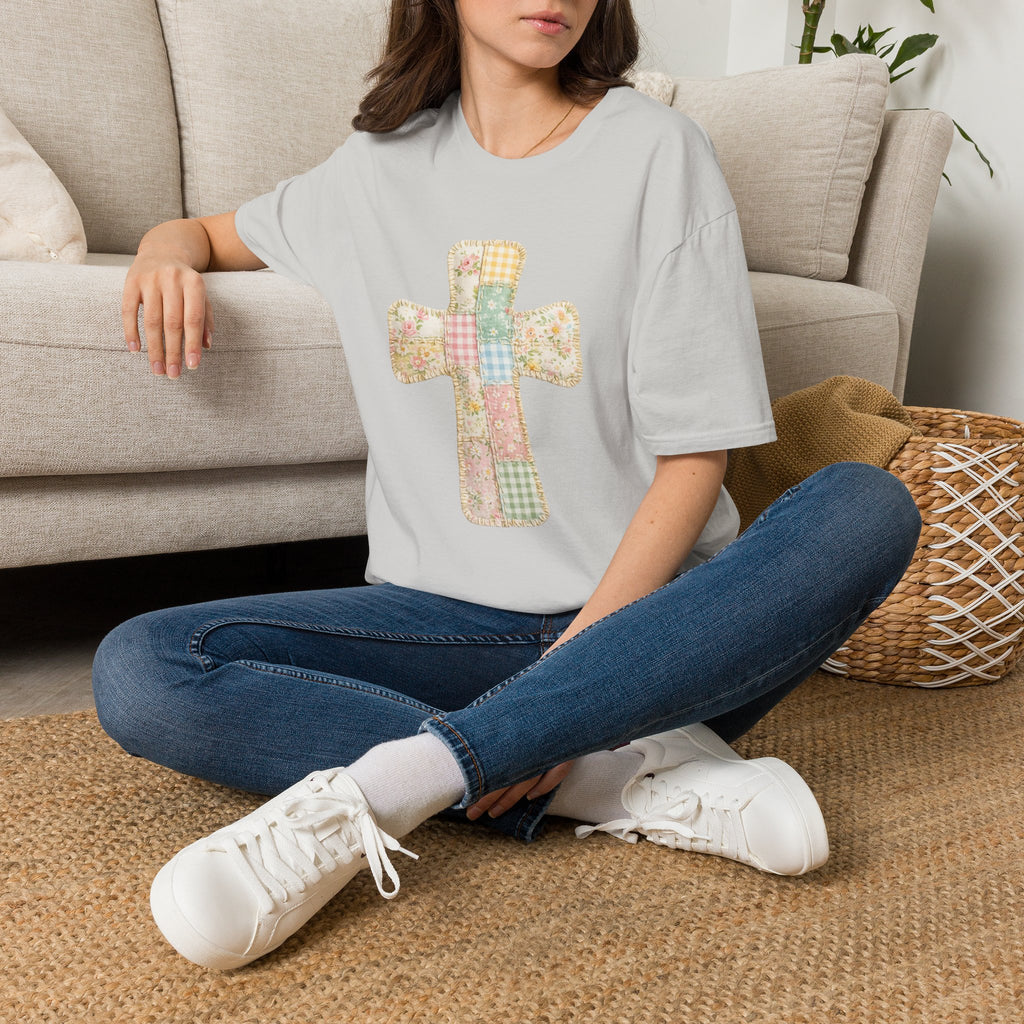 Patchwork Cross - Gildan Soft Style