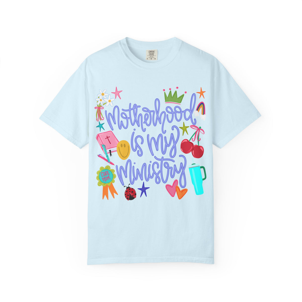 Motherhood is my Ministry purple font
