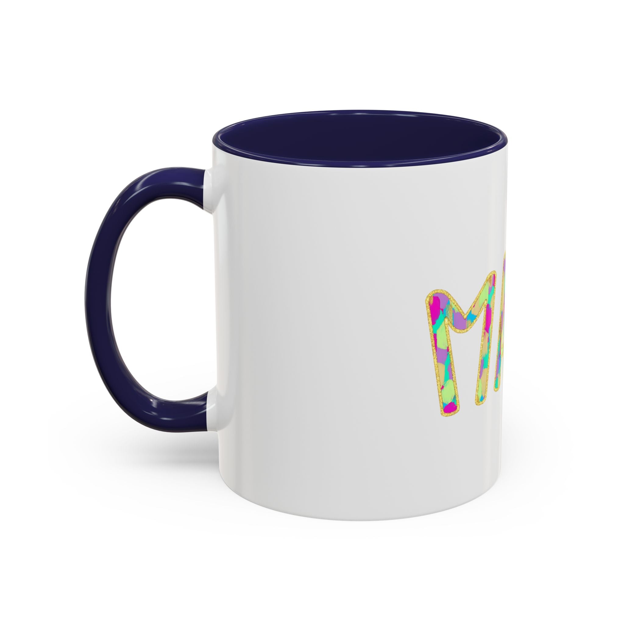 Mama Colorful Confetti Accent Coffee Mug — 11/15oz