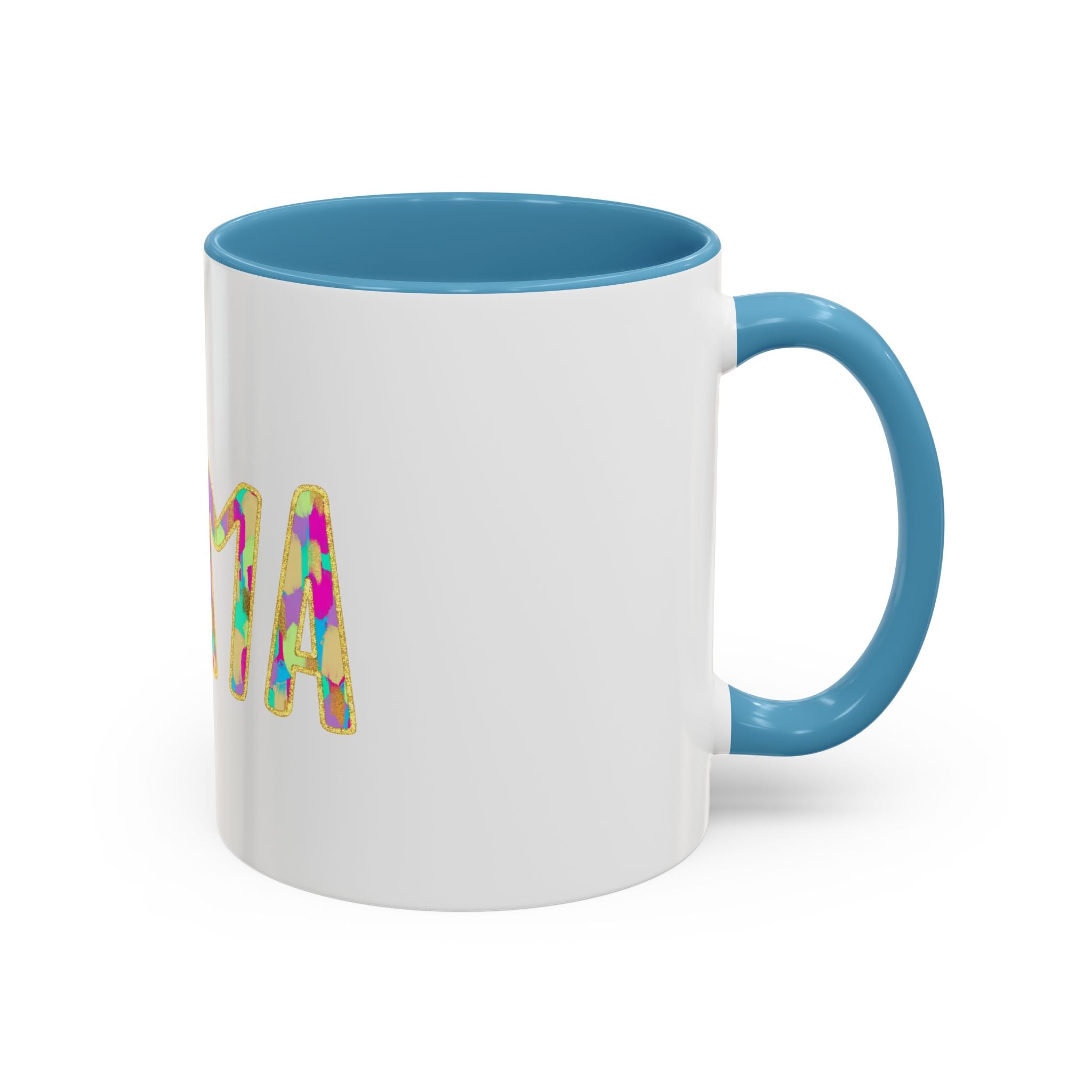 Mama Colorful Confetti Accent Coffee Mug — 11/15oz