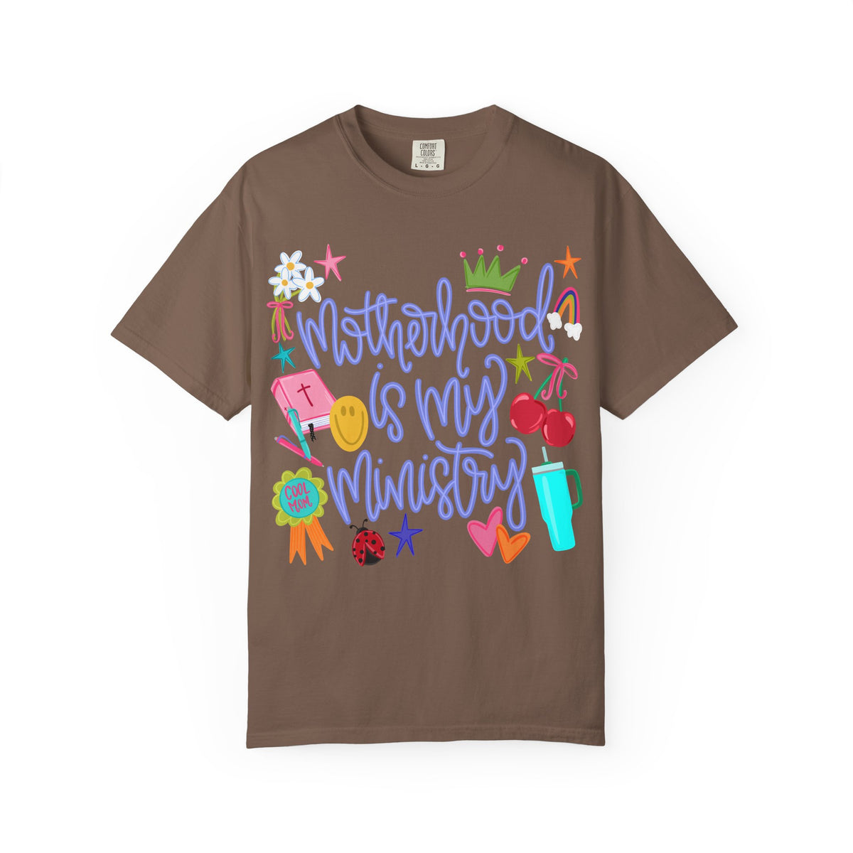 Motherhood is my Ministry purple font