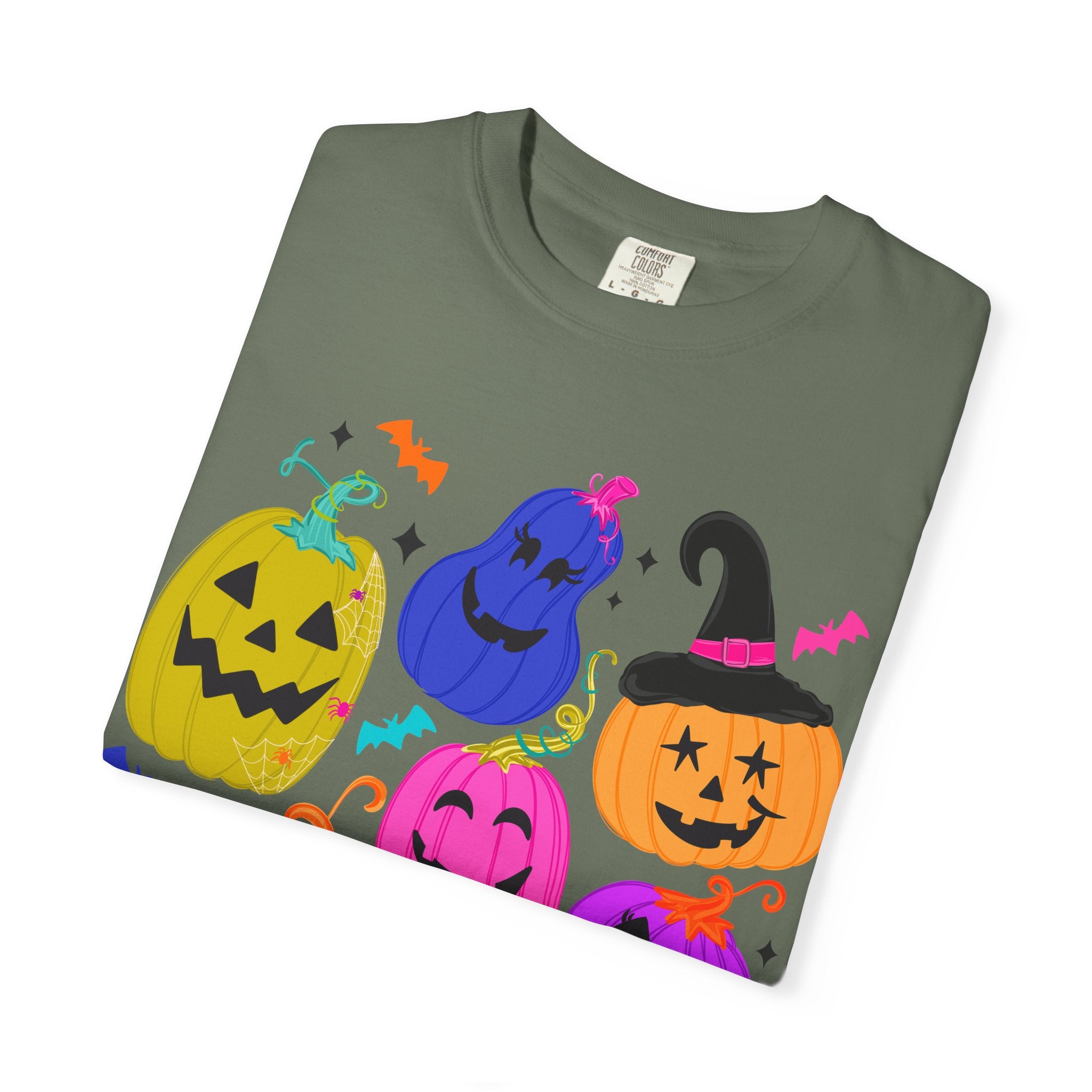 Colorful Jack-O'-Lantern Halloween T-Shirt