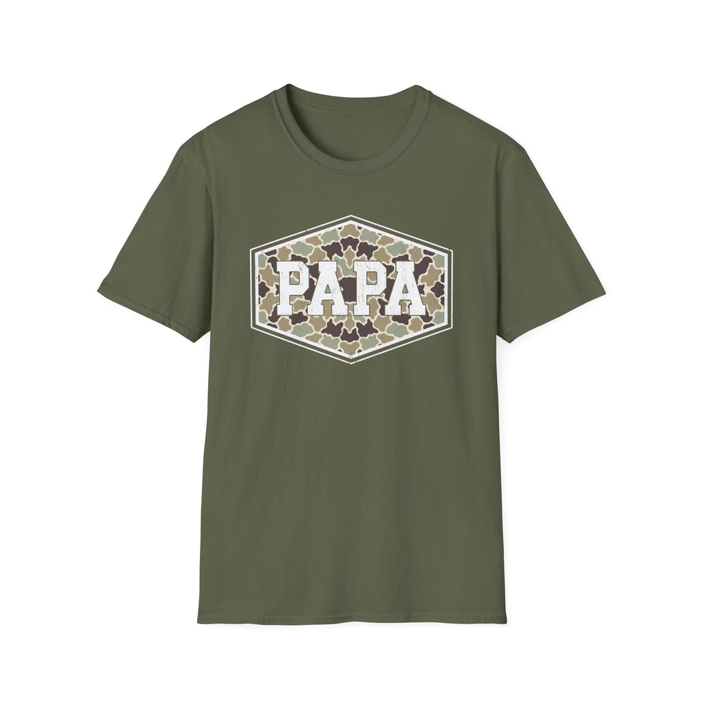 Papa Camo - Gildan Soft Style