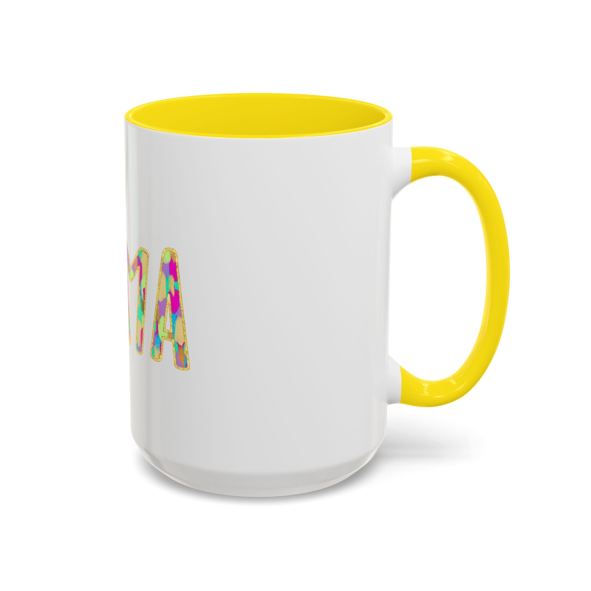Mama Colorful Confetti Accent Coffee Mug — 11/15oz