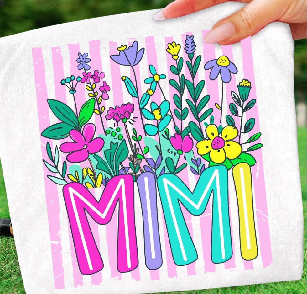 MMI Floral Graphic T-Shirt — Colorful Spring Flower Bouquet Tee