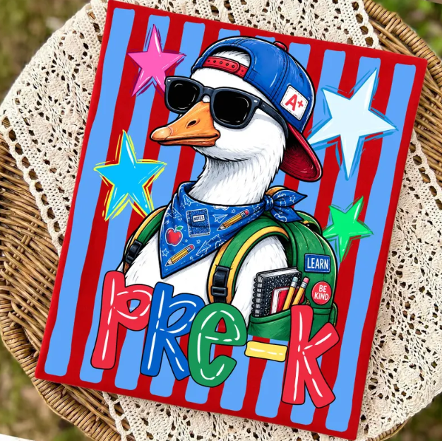 Pre-K Boy Duck Youth T‑Shirt - Cute Back-to-School Shirt for Preschoolers
